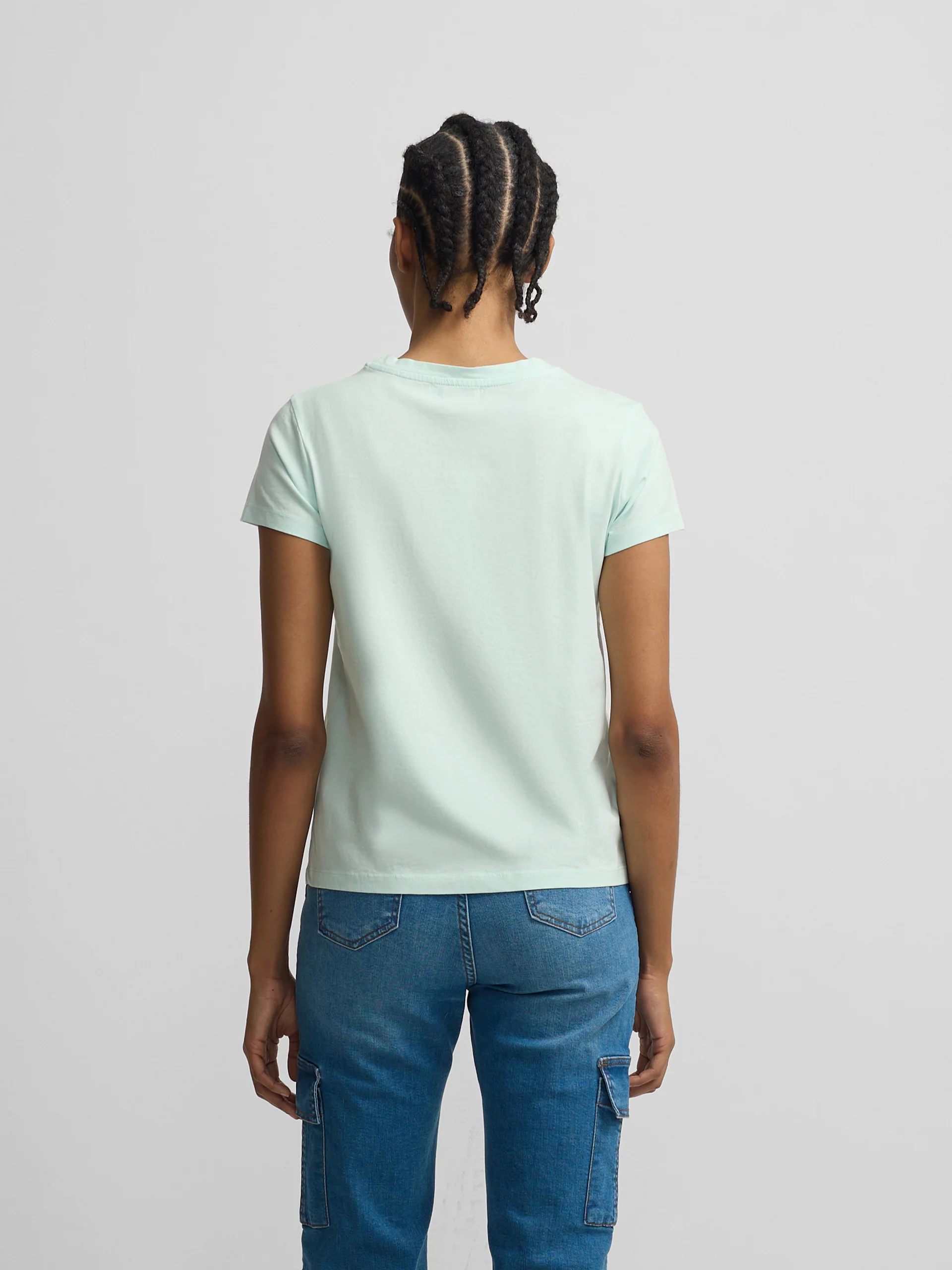 Camiseta woman clasica verde - Image 6