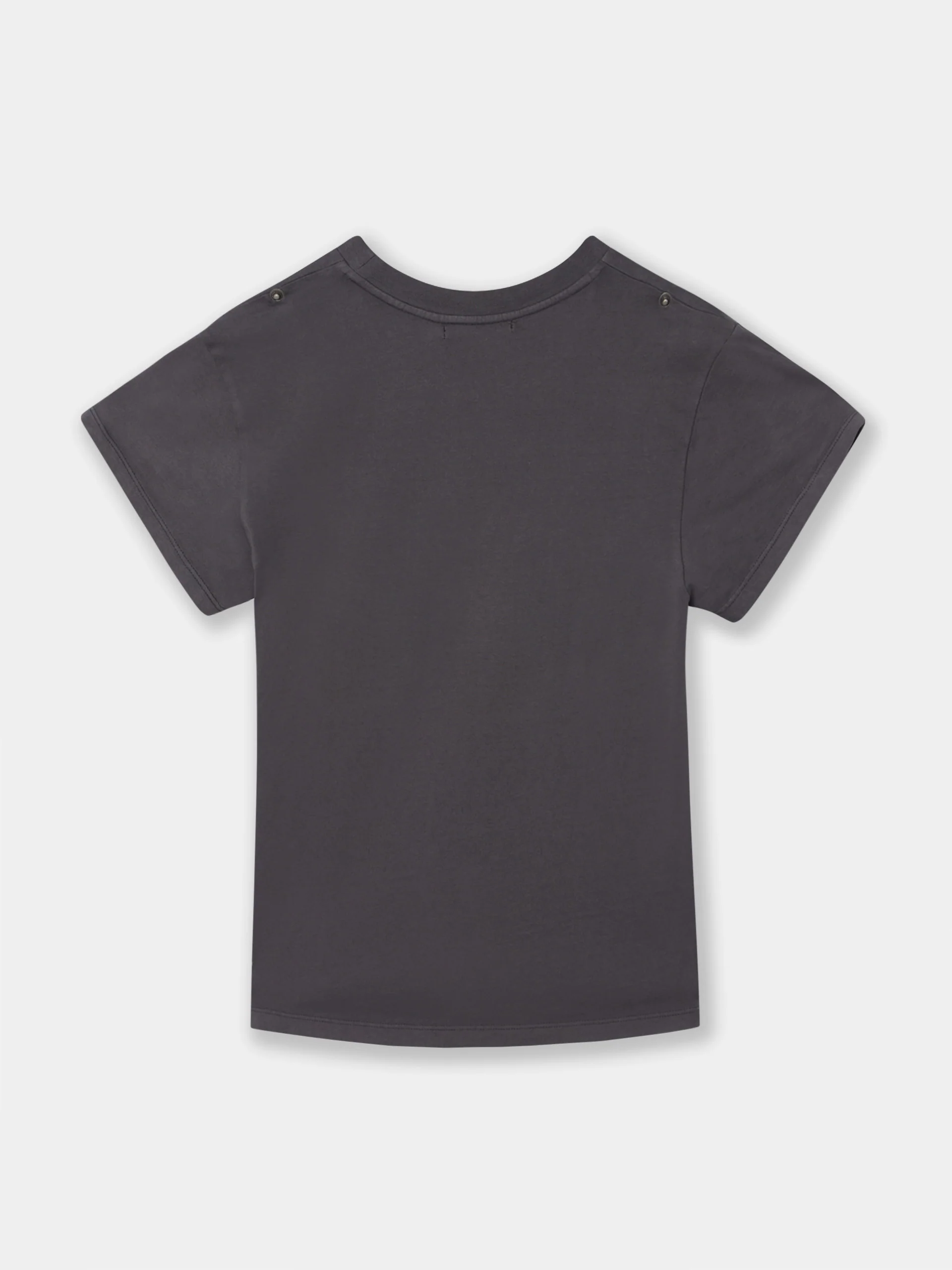 Camiseta woman manga roll out negra - Image 10