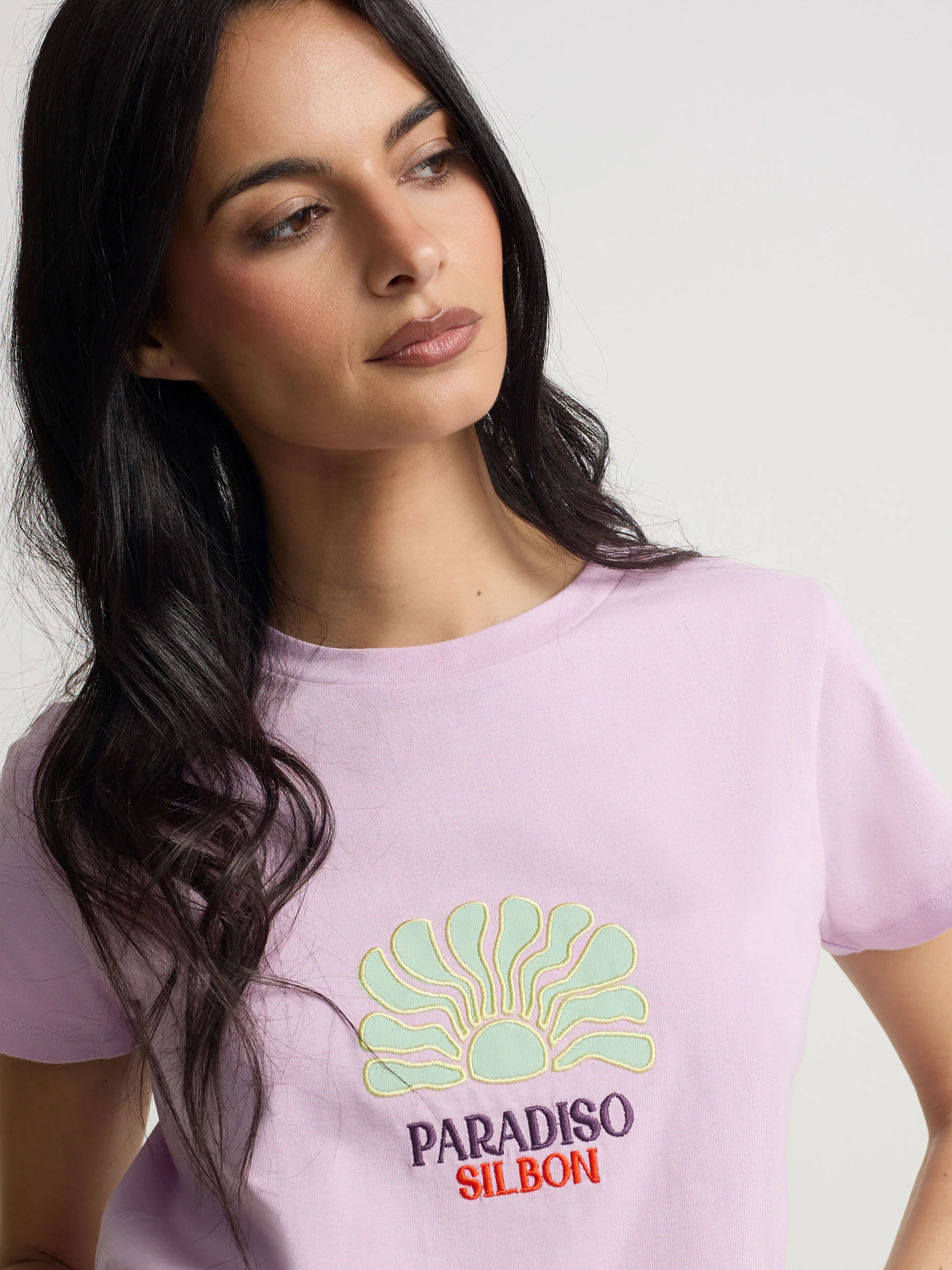 Camiseta woman paradiso morada - Image 3