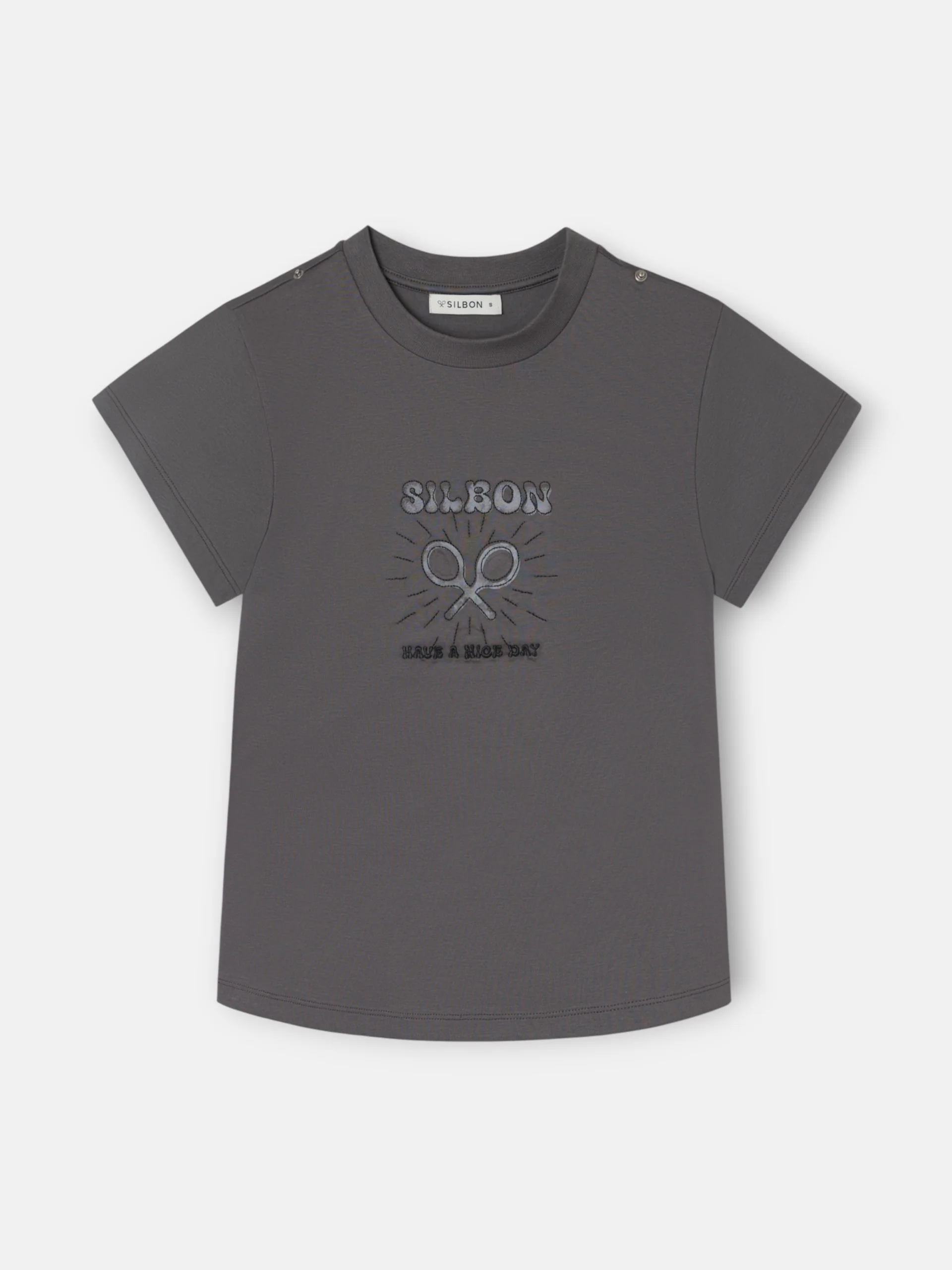 Camiseta woman roll out have a nice day negra - Image 7