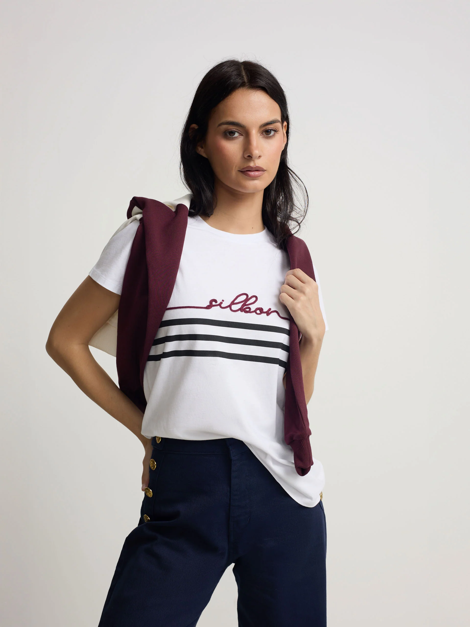 Camiseta woman silbon cordon blanca - Image 4