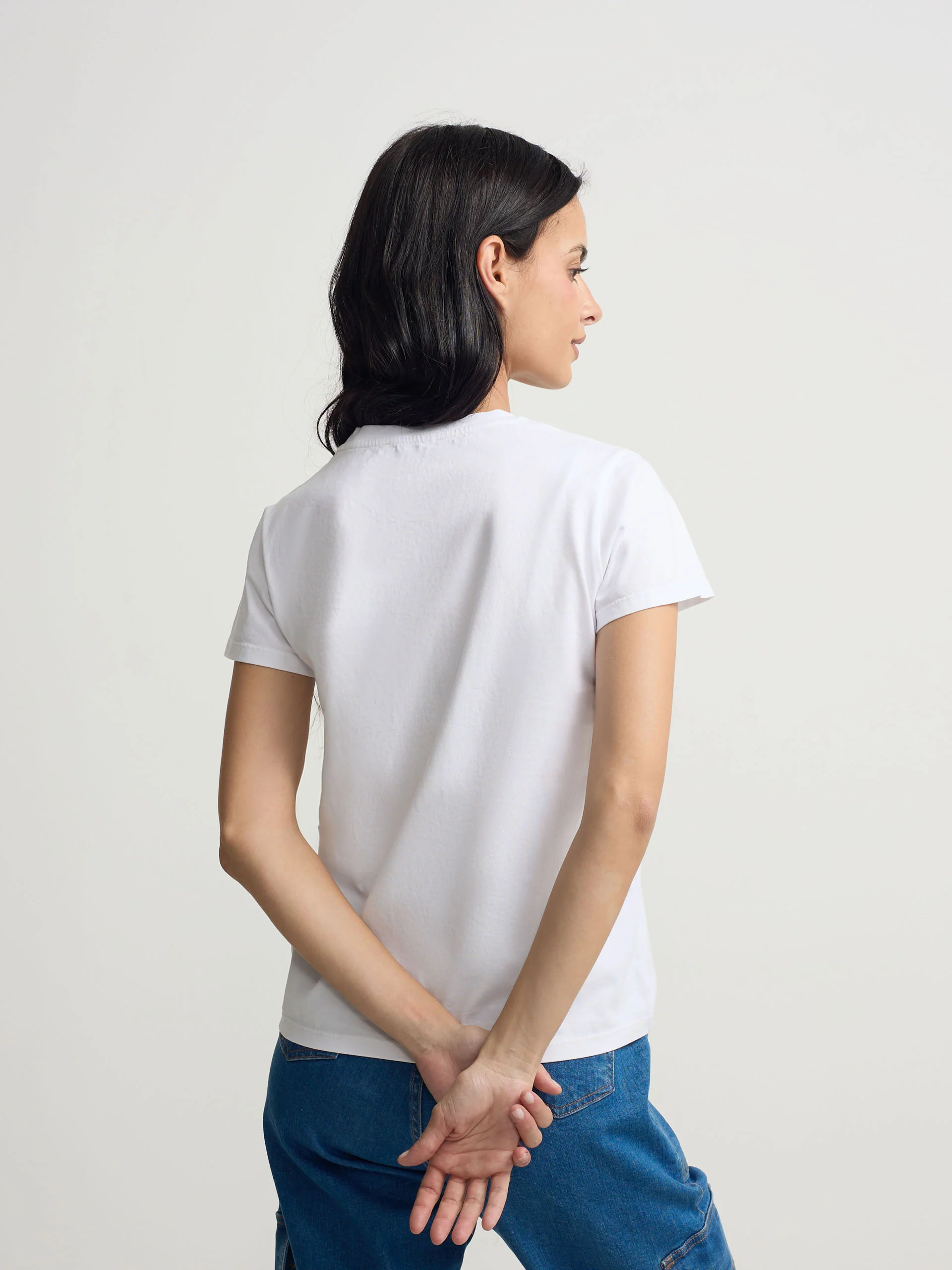 Camiseta woman silbon garabateado blanca - Image 4