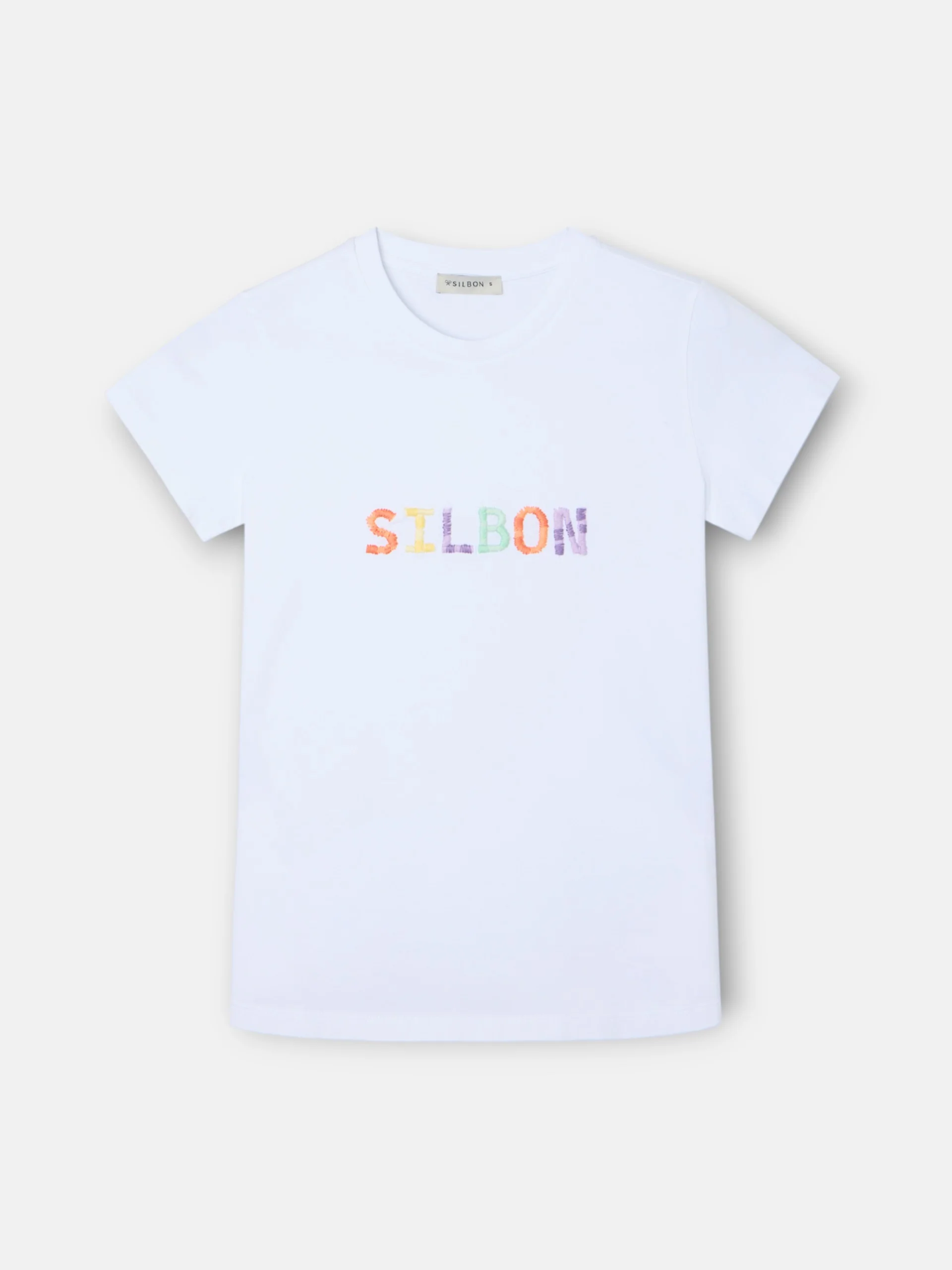 Camiseta woman silbon garabateado blanca - Image 5