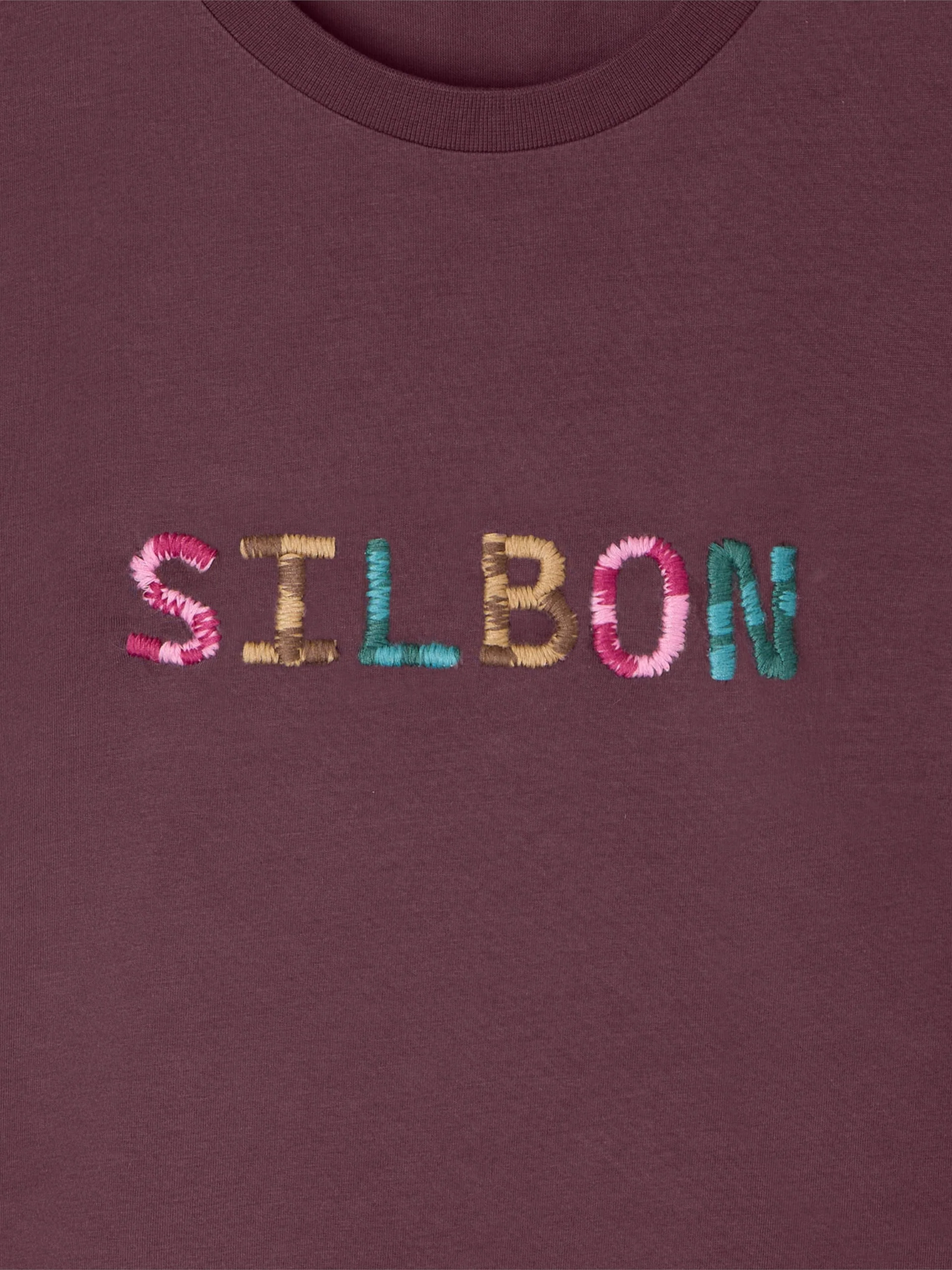 Camiseta woman silbon garabateado morada - Image 2