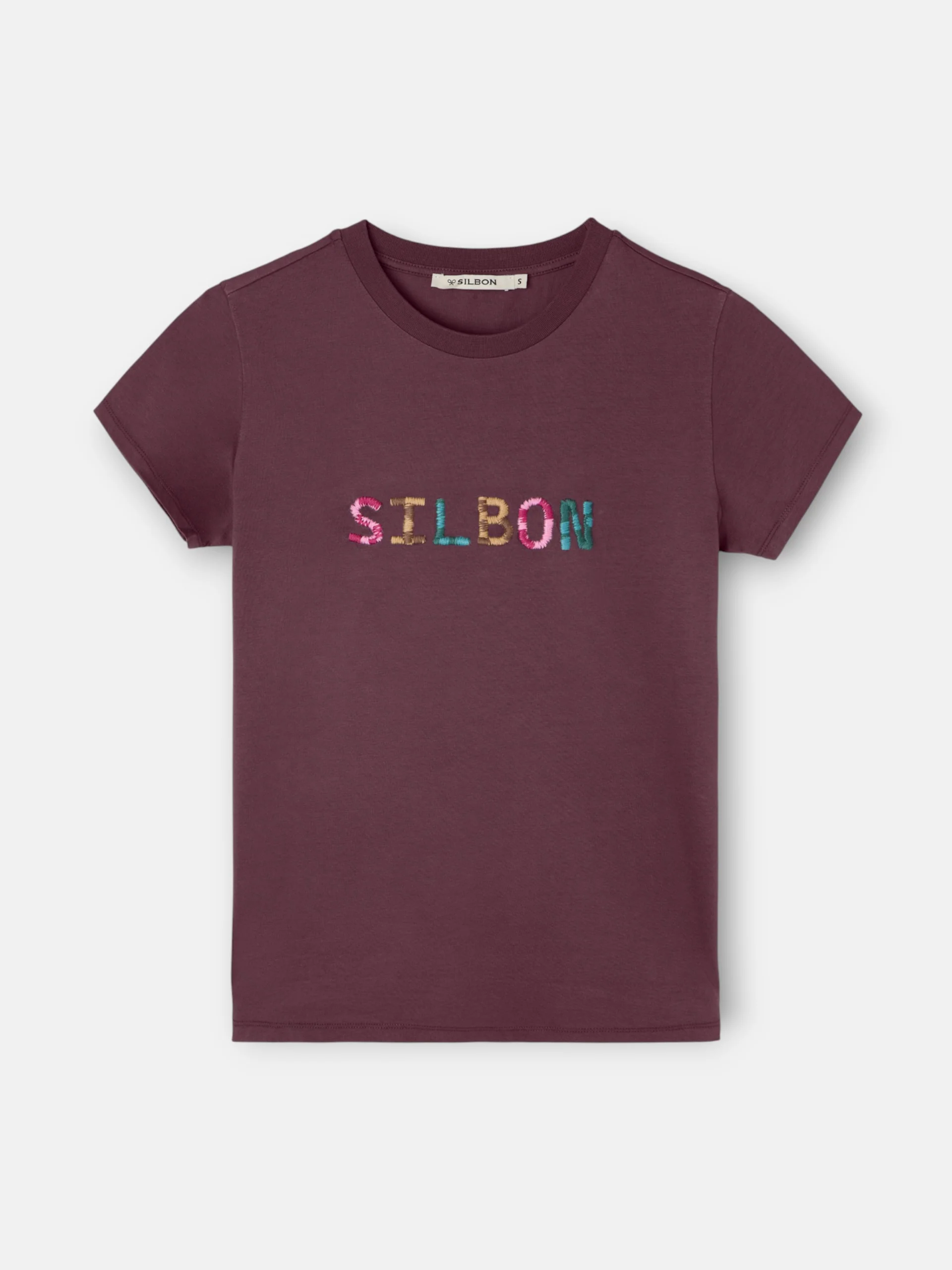 Camiseta woman silbon garabateado morada - Image 5