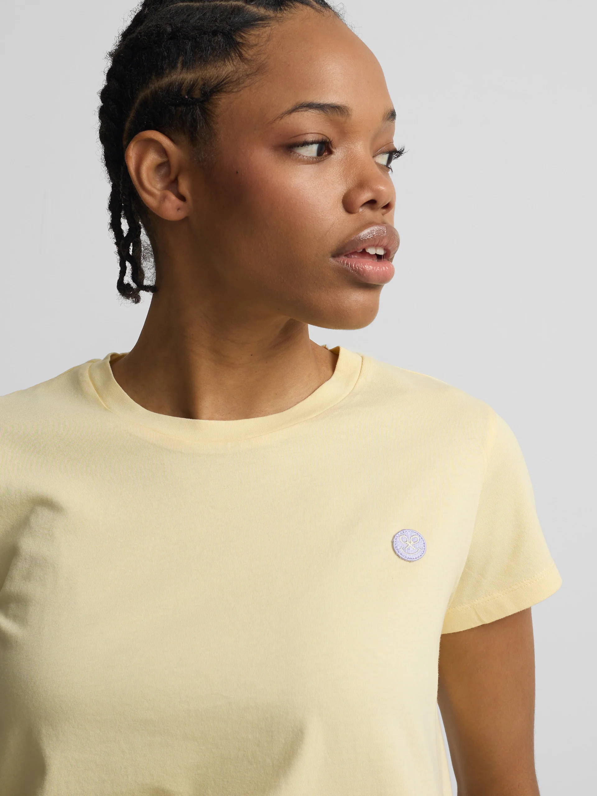 Camiseta woman silbon smile amarilla - Image 4