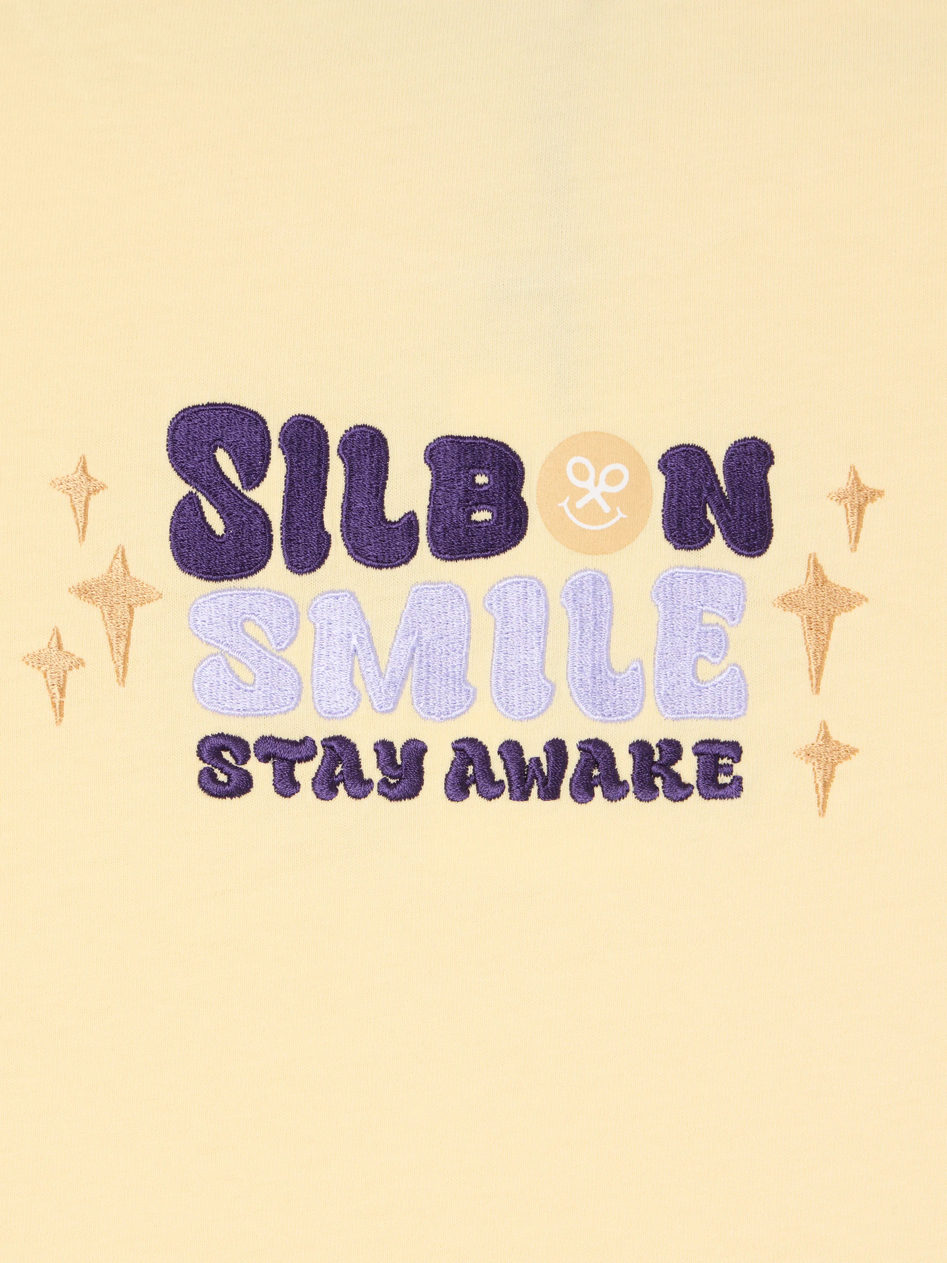 Camiseta woman silbon smile amarilla - Image 5