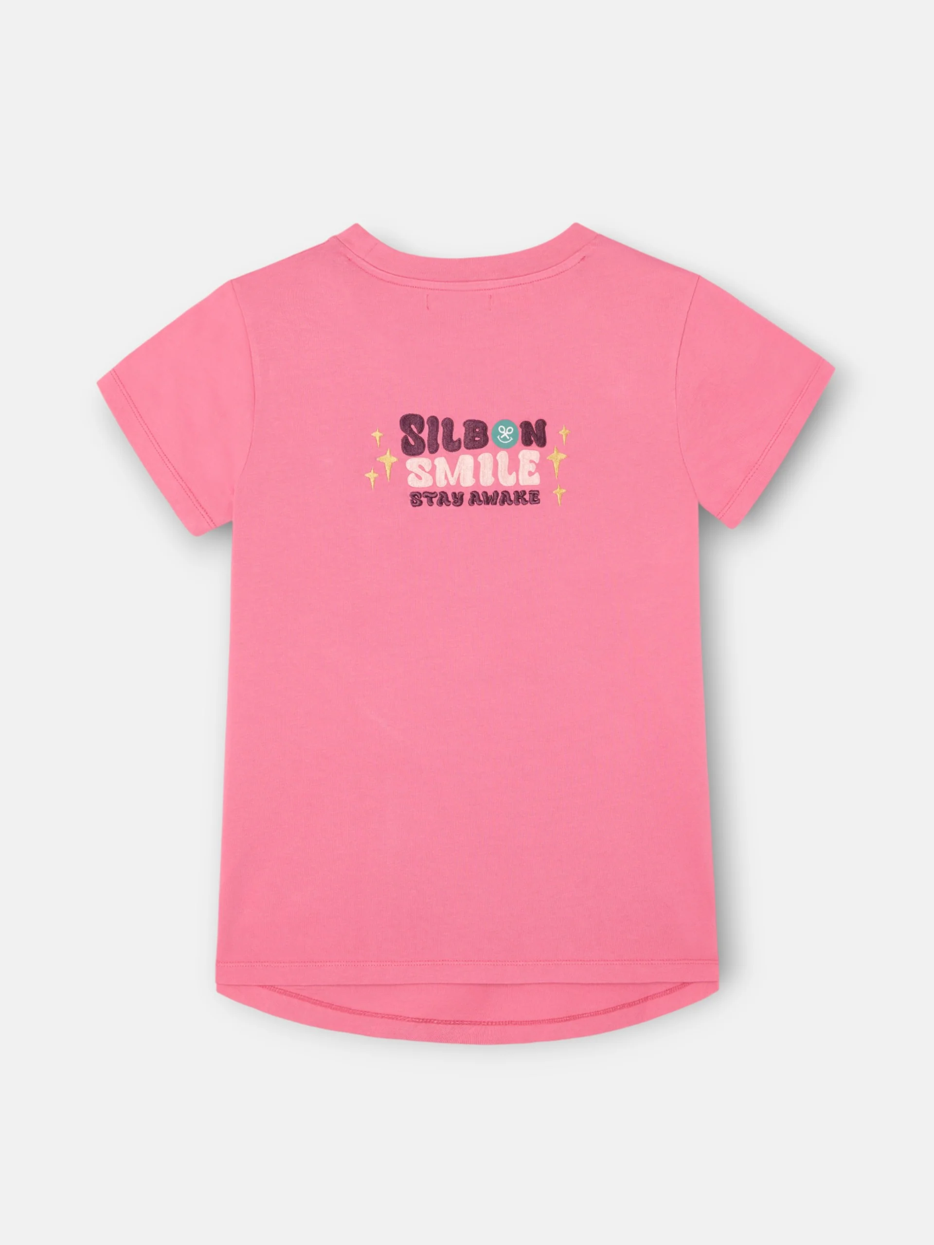 Camiseta woman silbon smile rosa - Image 7