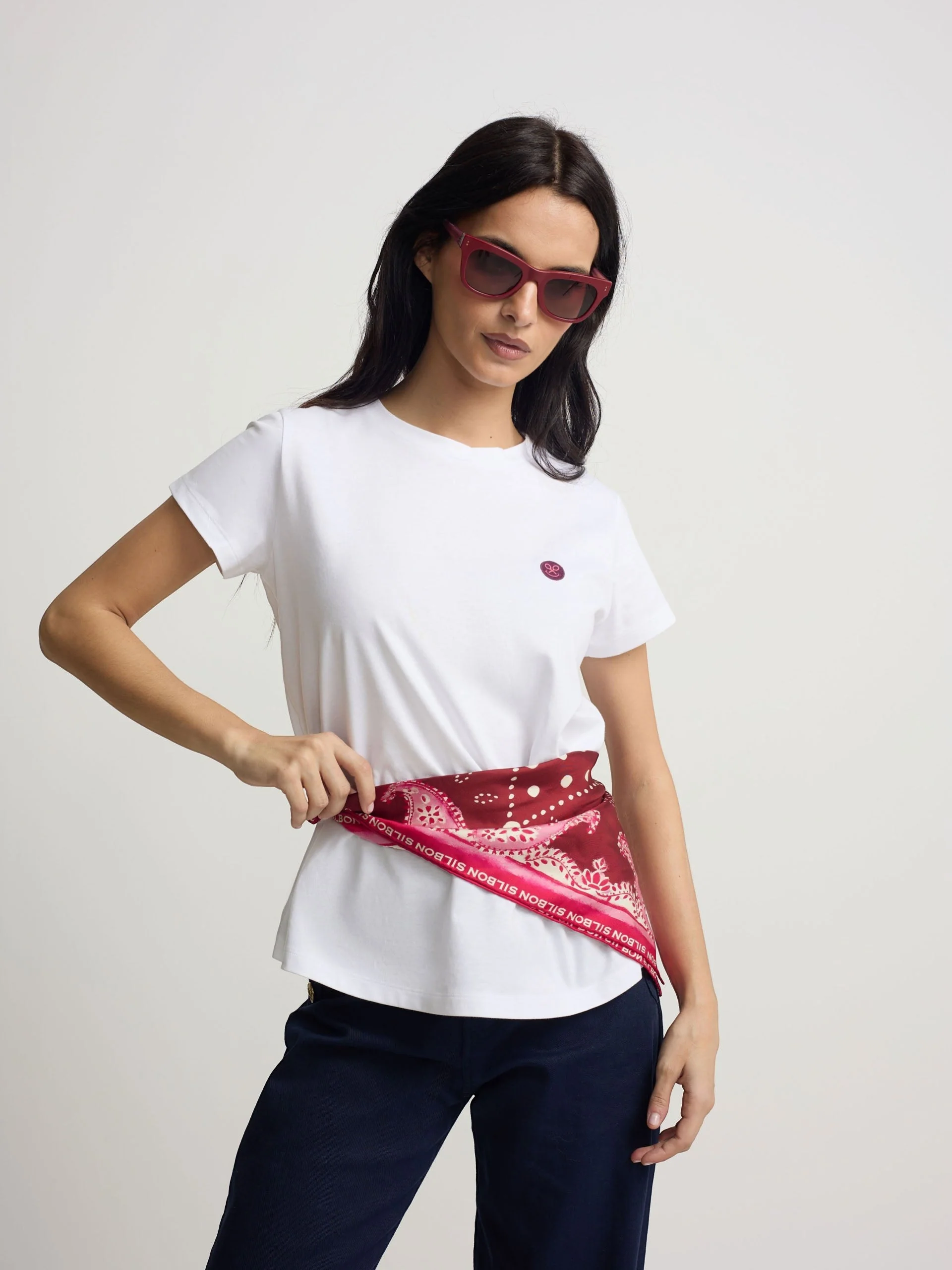 Camiseta woman smile estampado blanca - Image 3