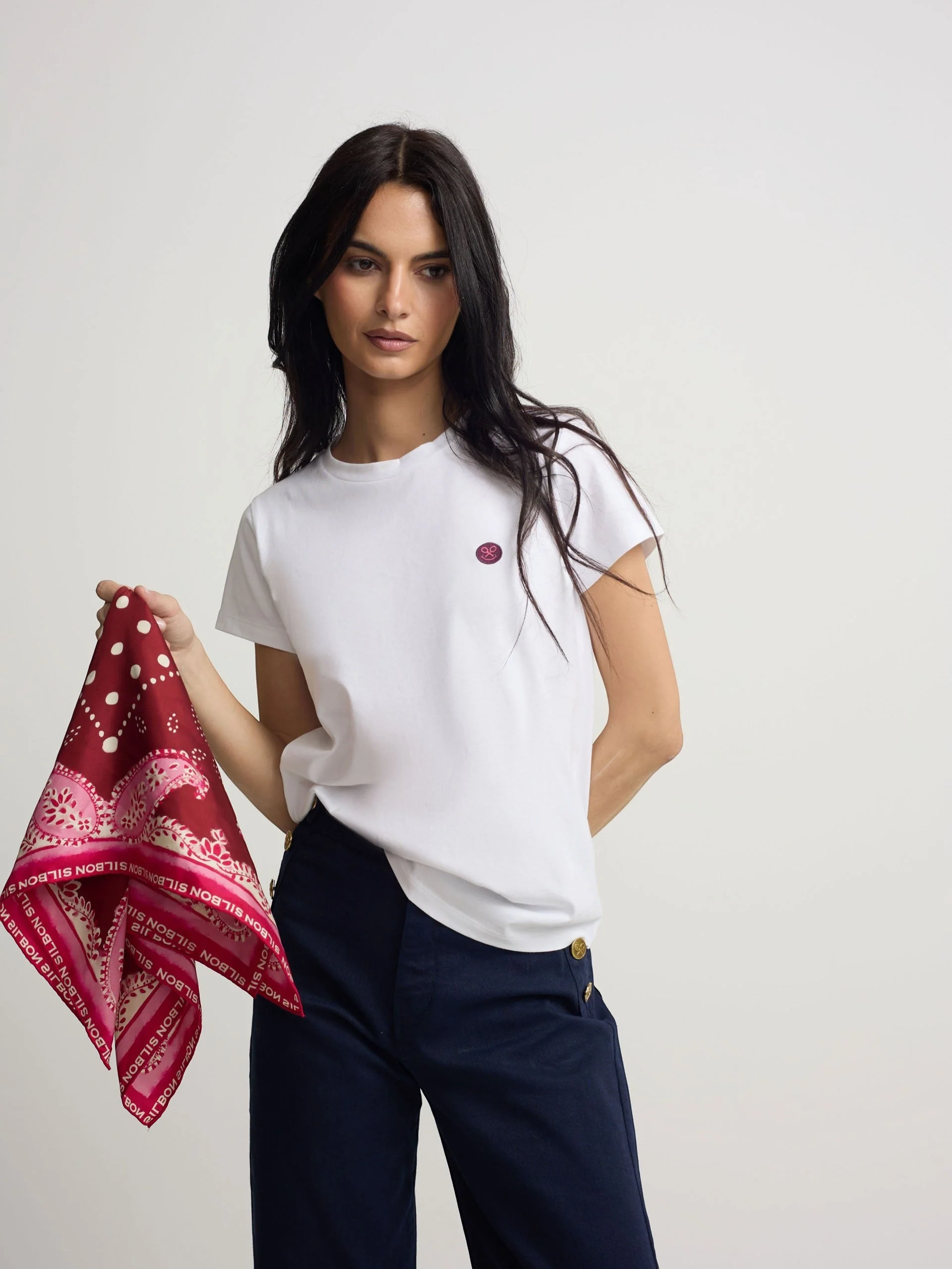 Camiseta woman smile estampado blanca - Image 4