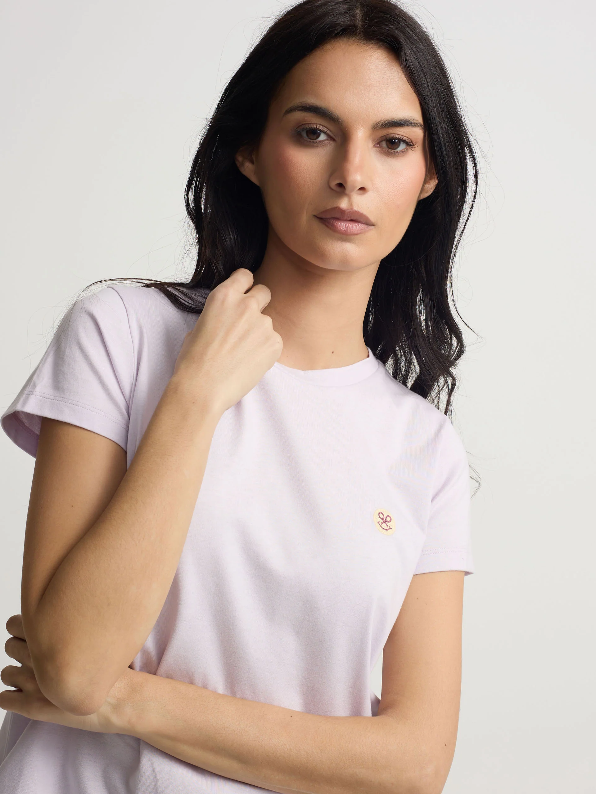 Camiseta woman smile estampado morada - Image 4