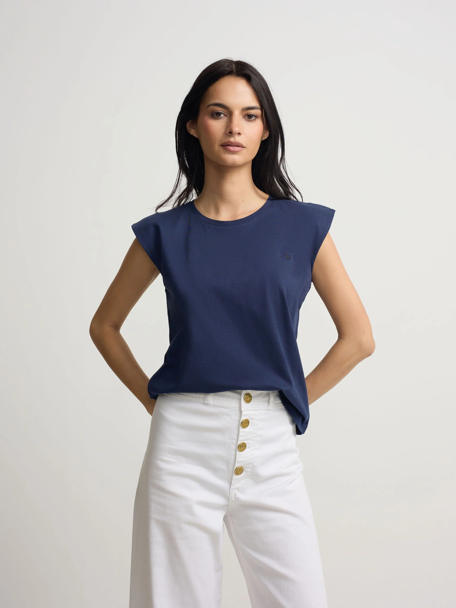 Camiseta woman sun azul - Image 3