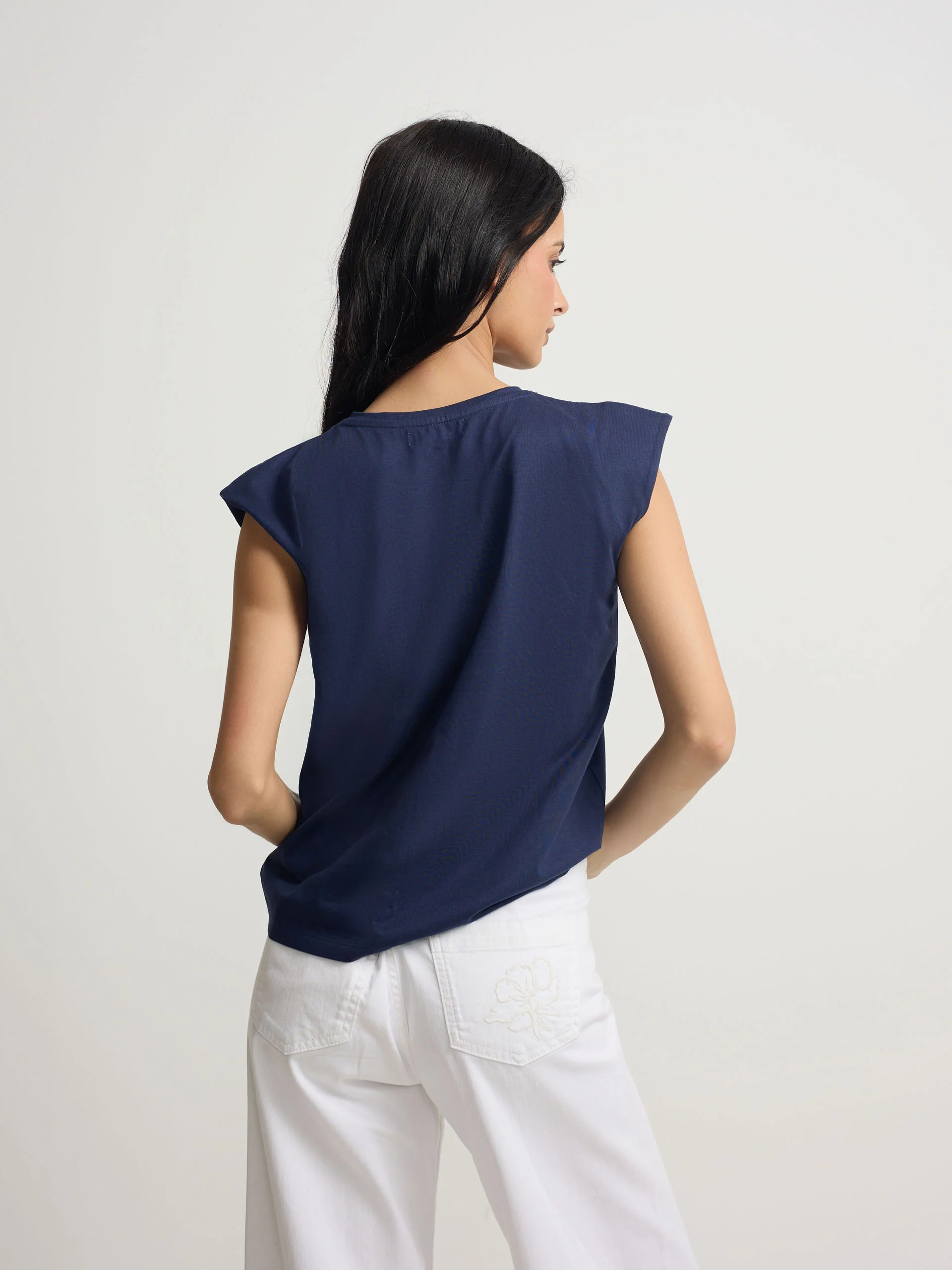 Camiseta woman sun azul - Image 4