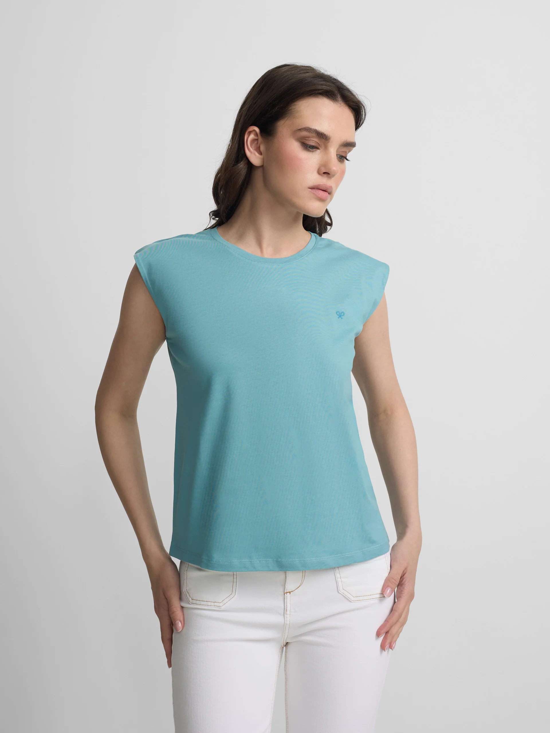 Camiseta woman sun azul - Image 3