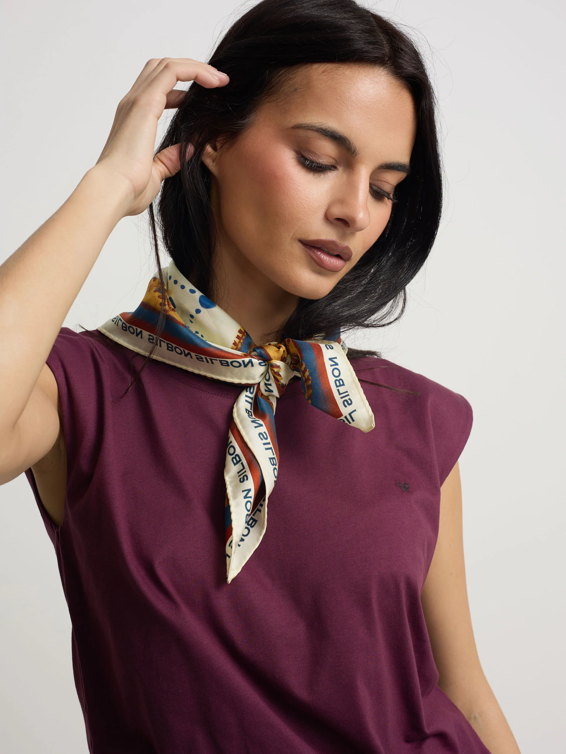 Camiseta woman sun burdeos - Image 5