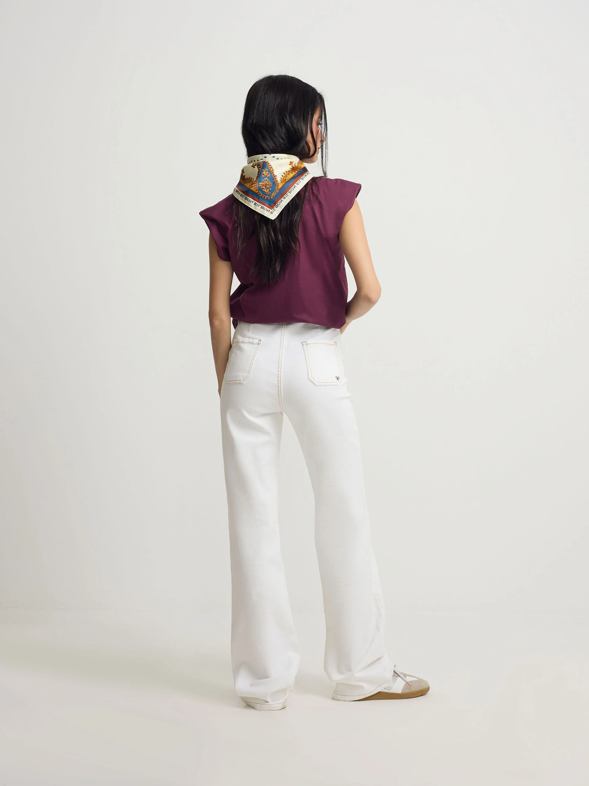 Camiseta woman sun burdeos - Image 7
