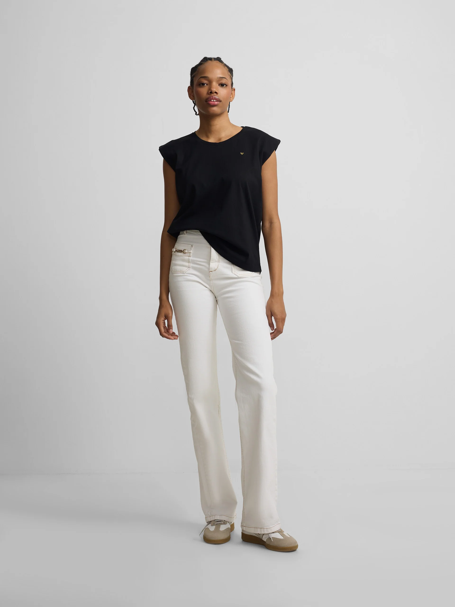 Camiseta woman sun negra - Image 3