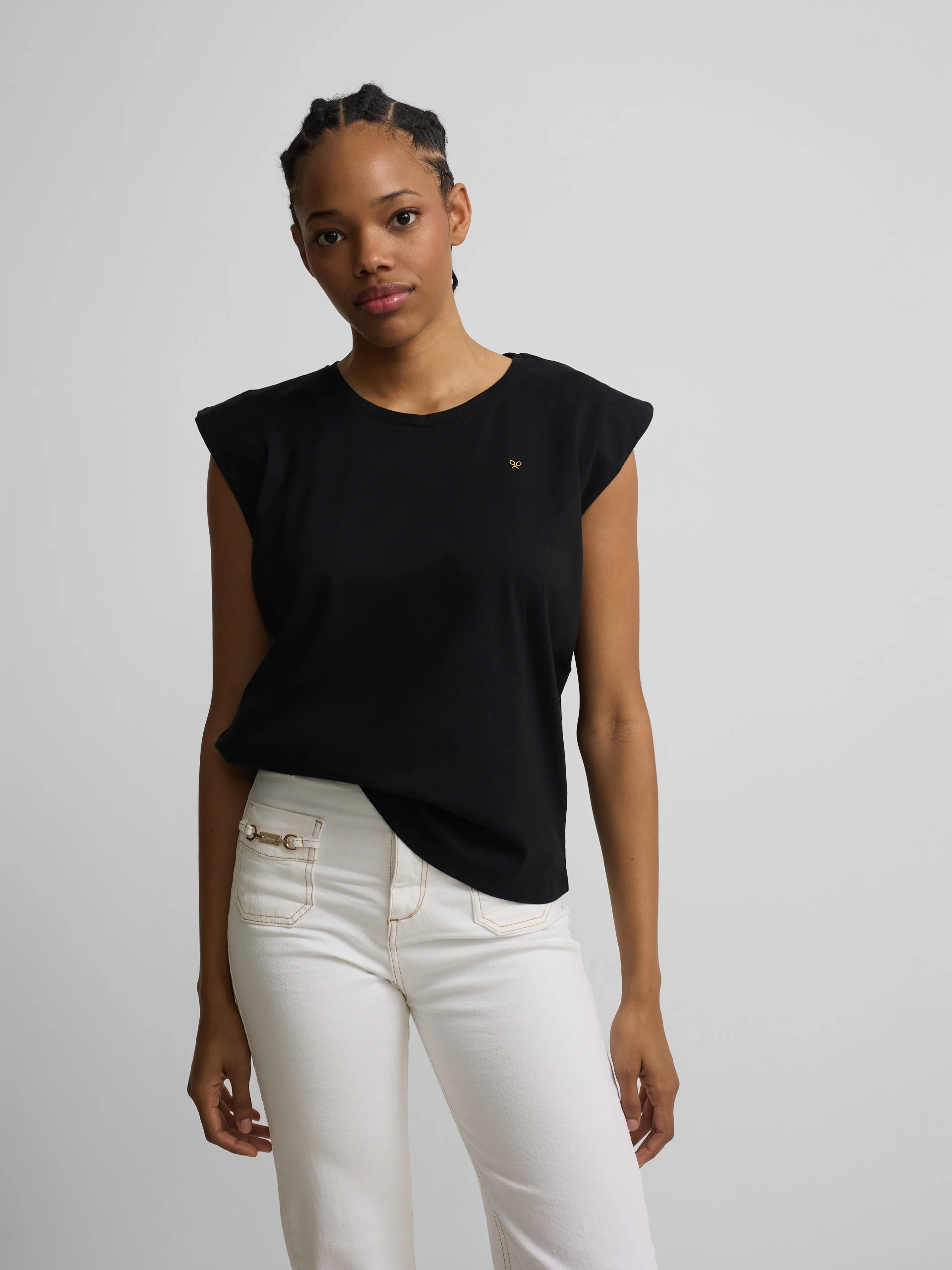 Camiseta woman sun negra - Image 4
