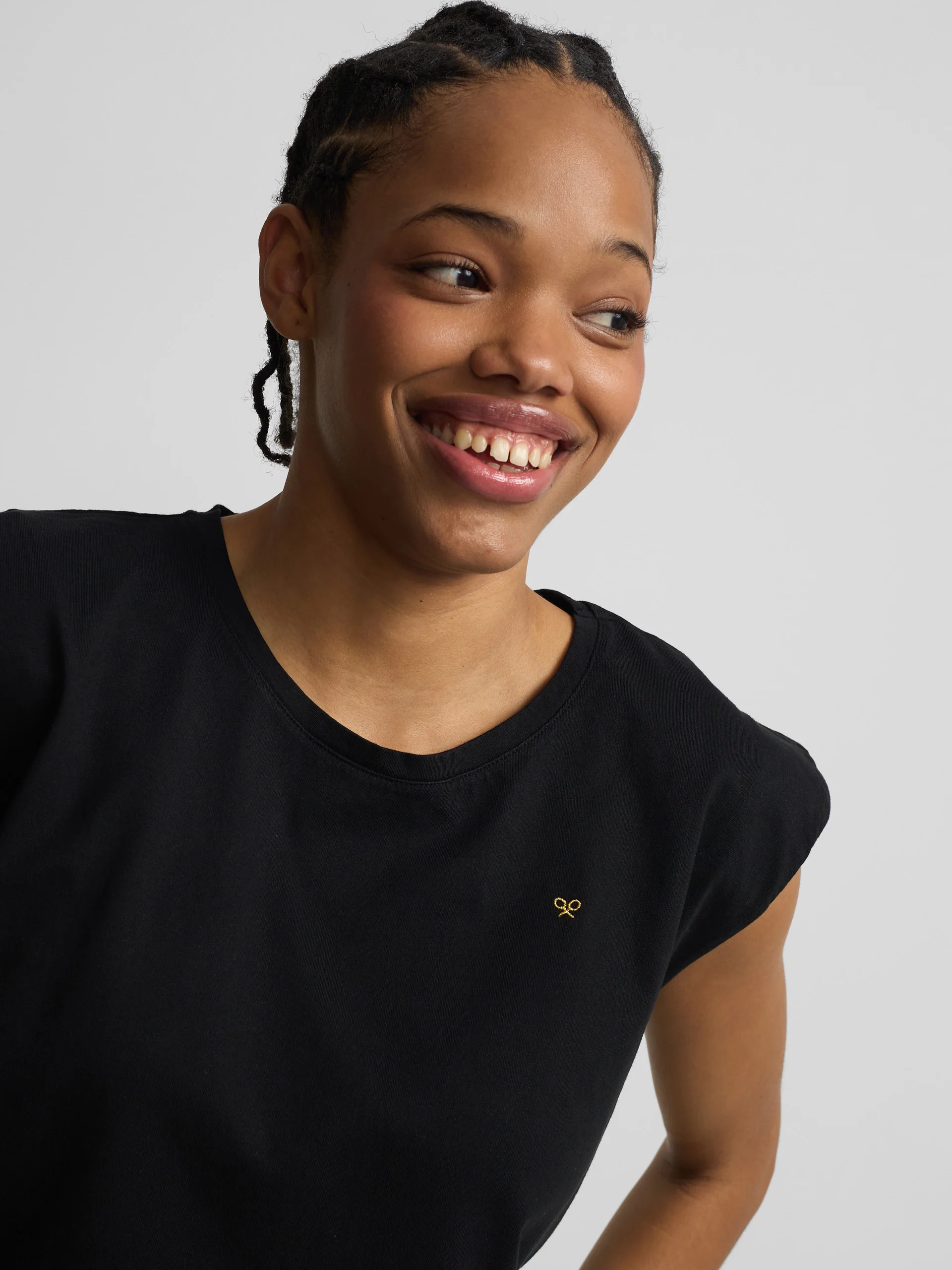 Camiseta woman sun negra - Image 7