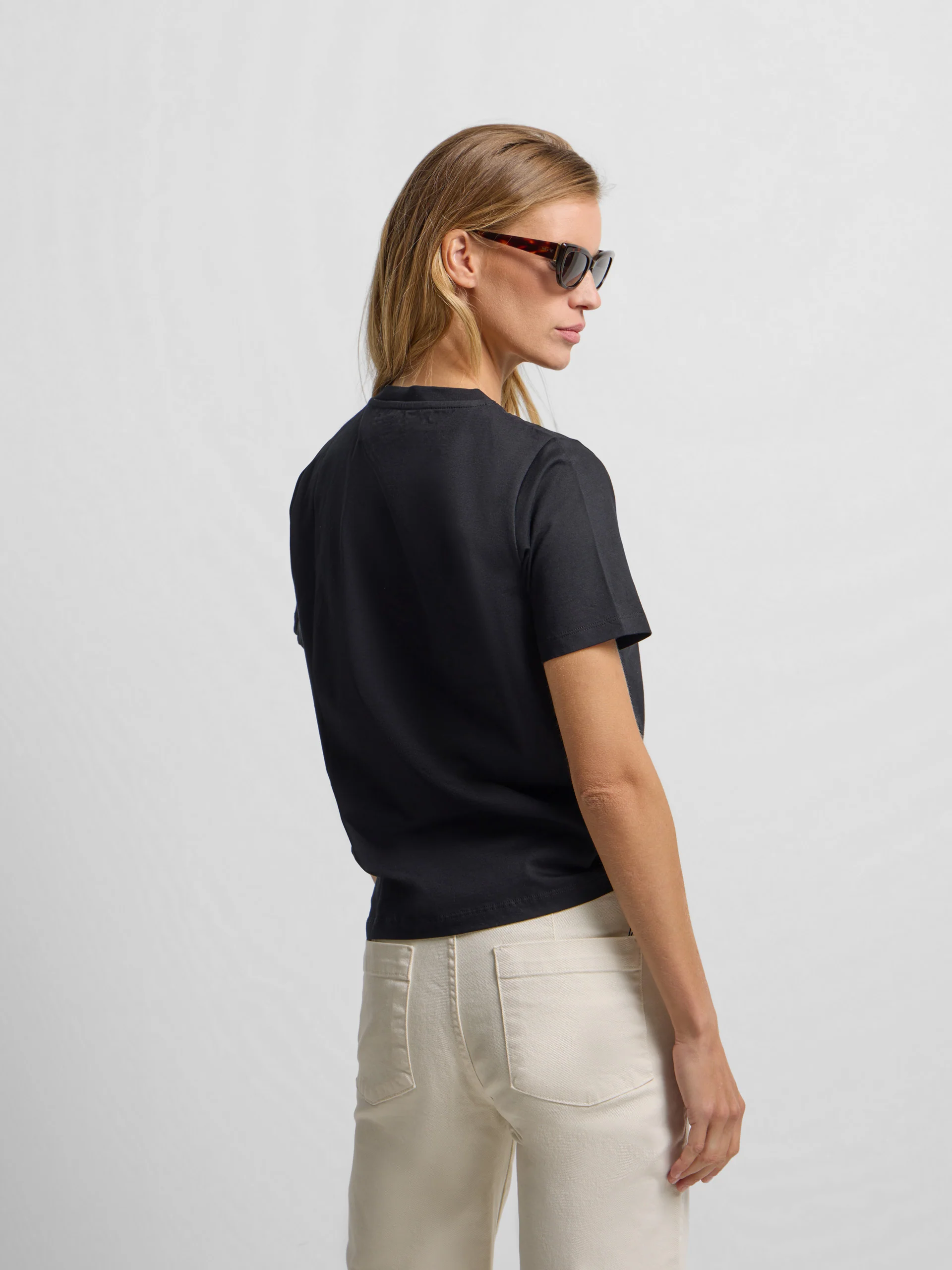 Camiseta woman sunny raqueta negra - Image 3