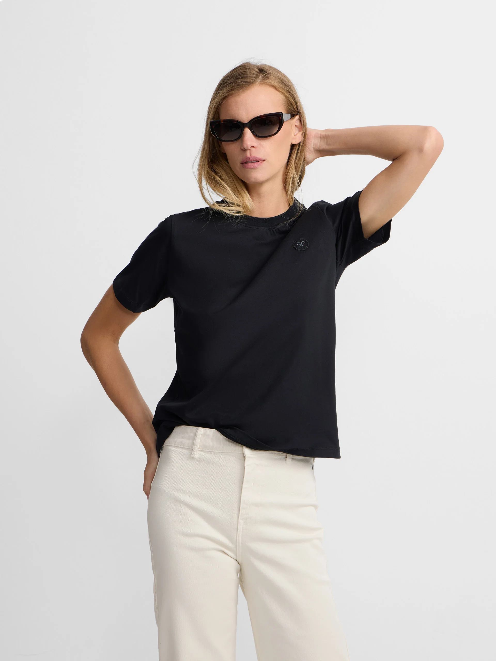 Camiseta woman sunny raqueta negra - Image 4