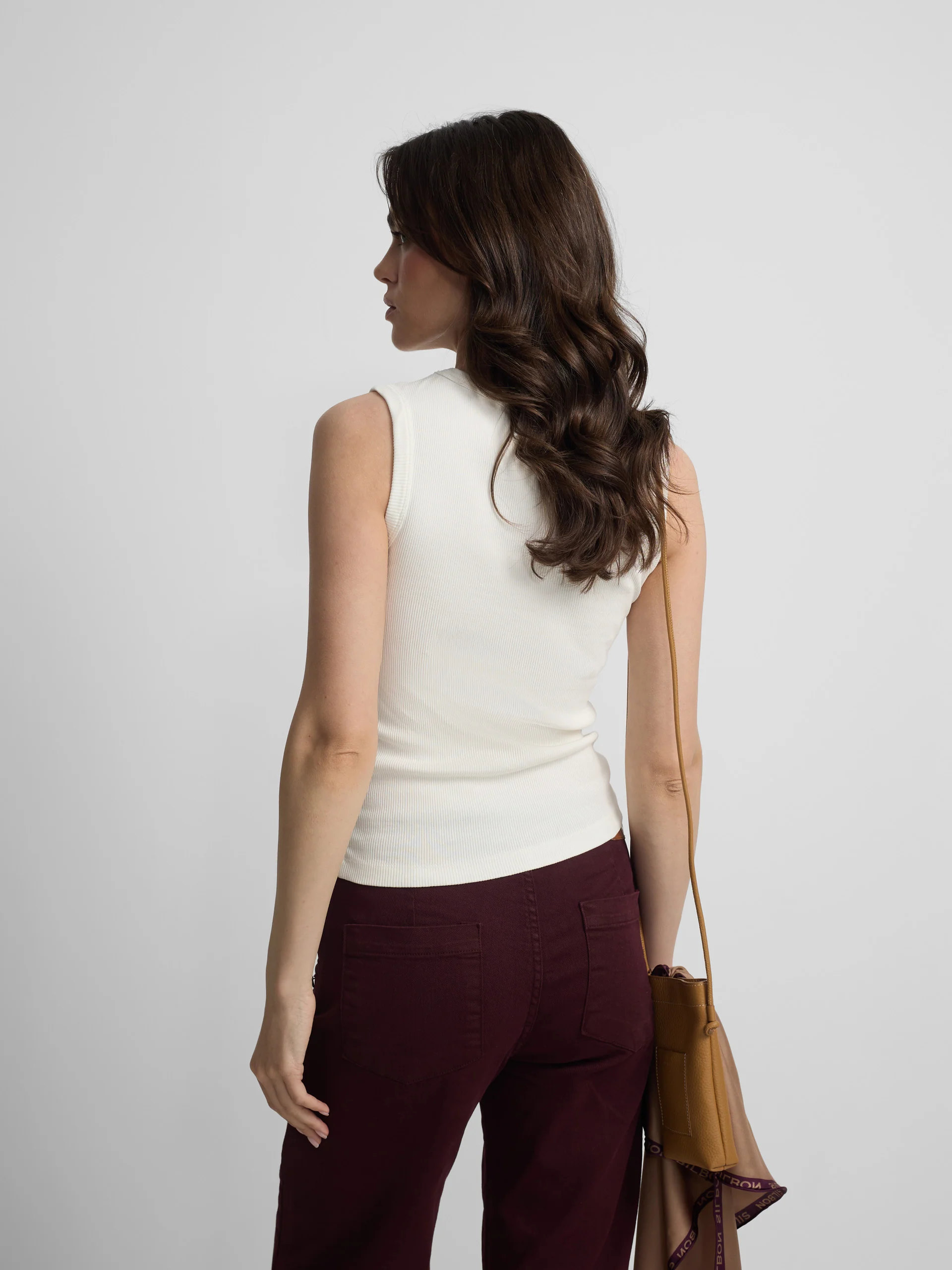 Camiseta woman tank top tachas blanca - Image 5