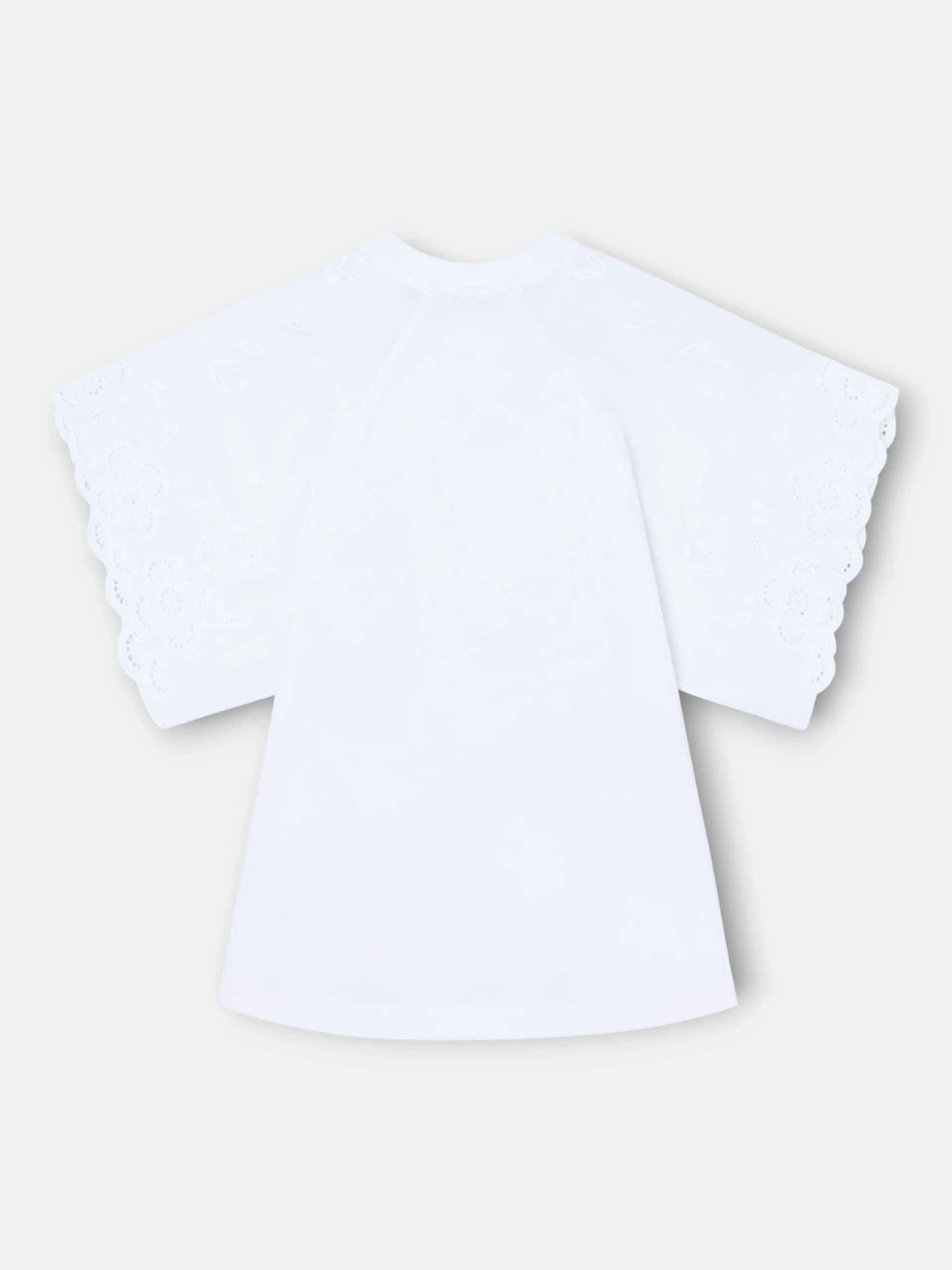 Camiseta woman volantes bordados blanca - Image 8