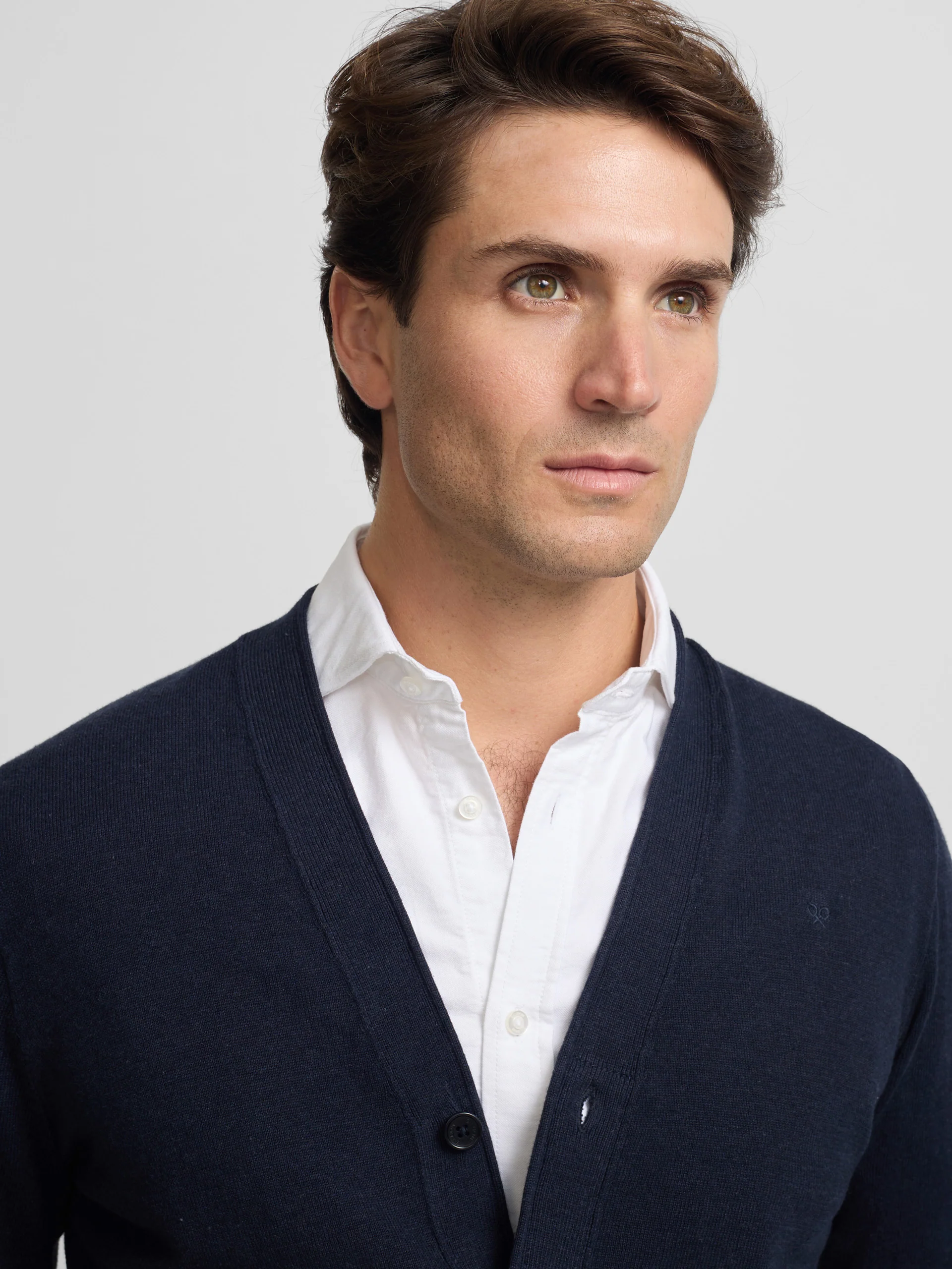 Cardigan botones azul marino - Image 4