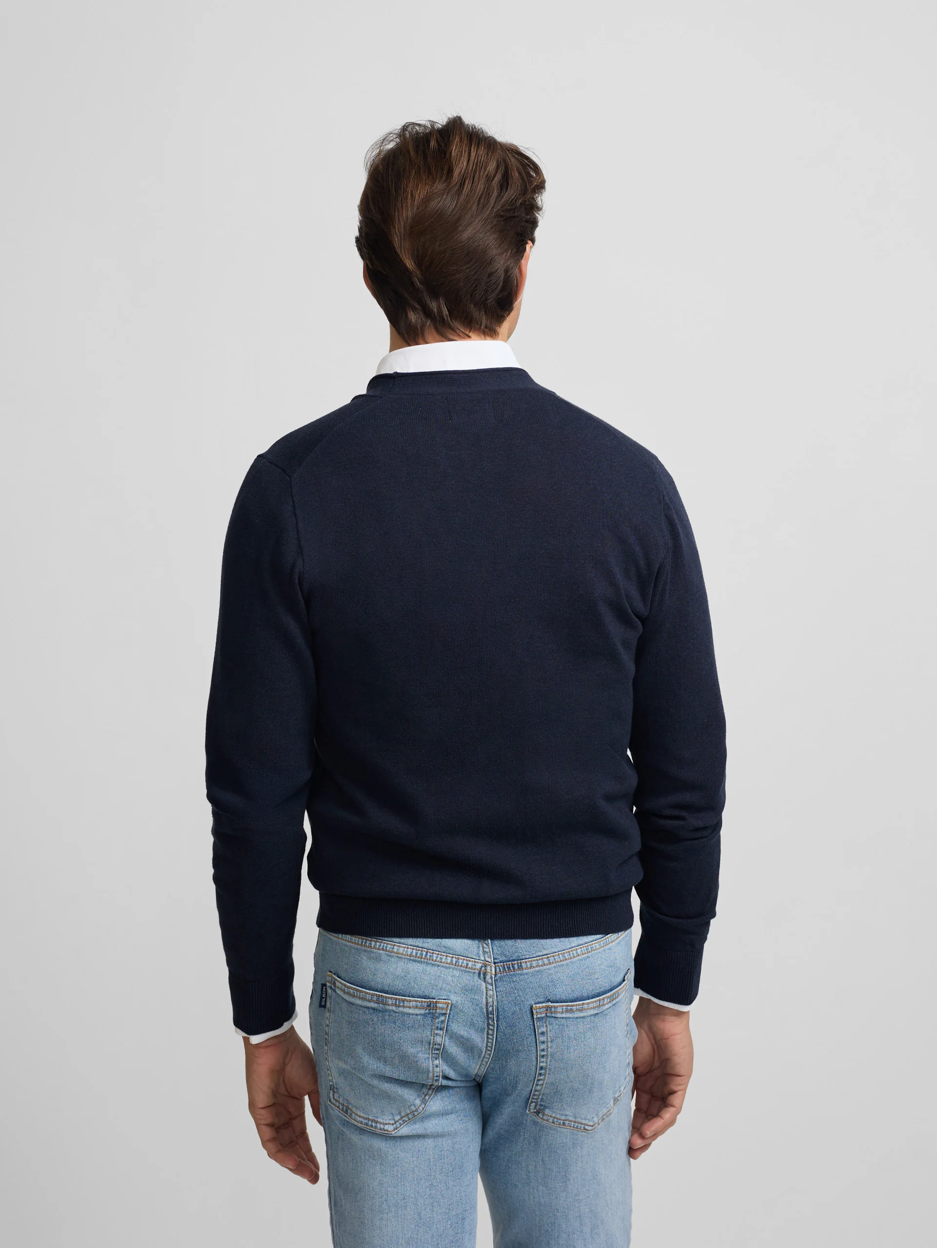 Cardigan botones azul marino - Image 7