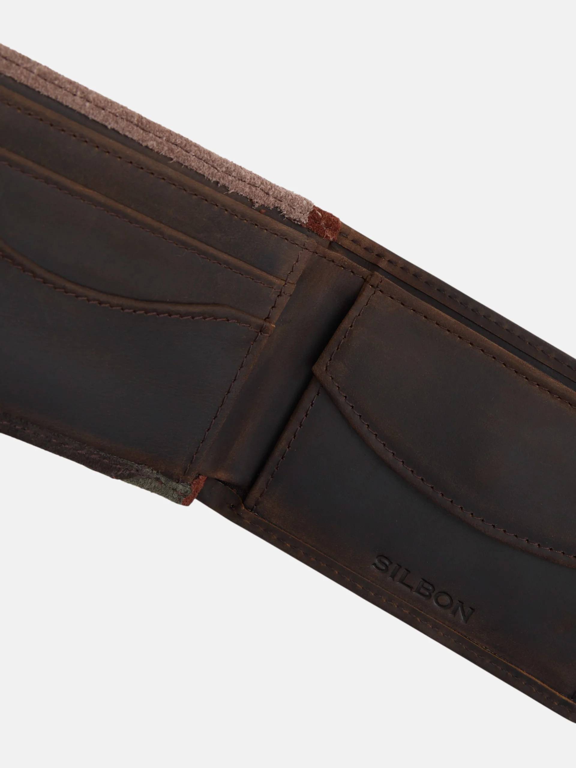 Cartera serraje multicolor marron - Image 2
