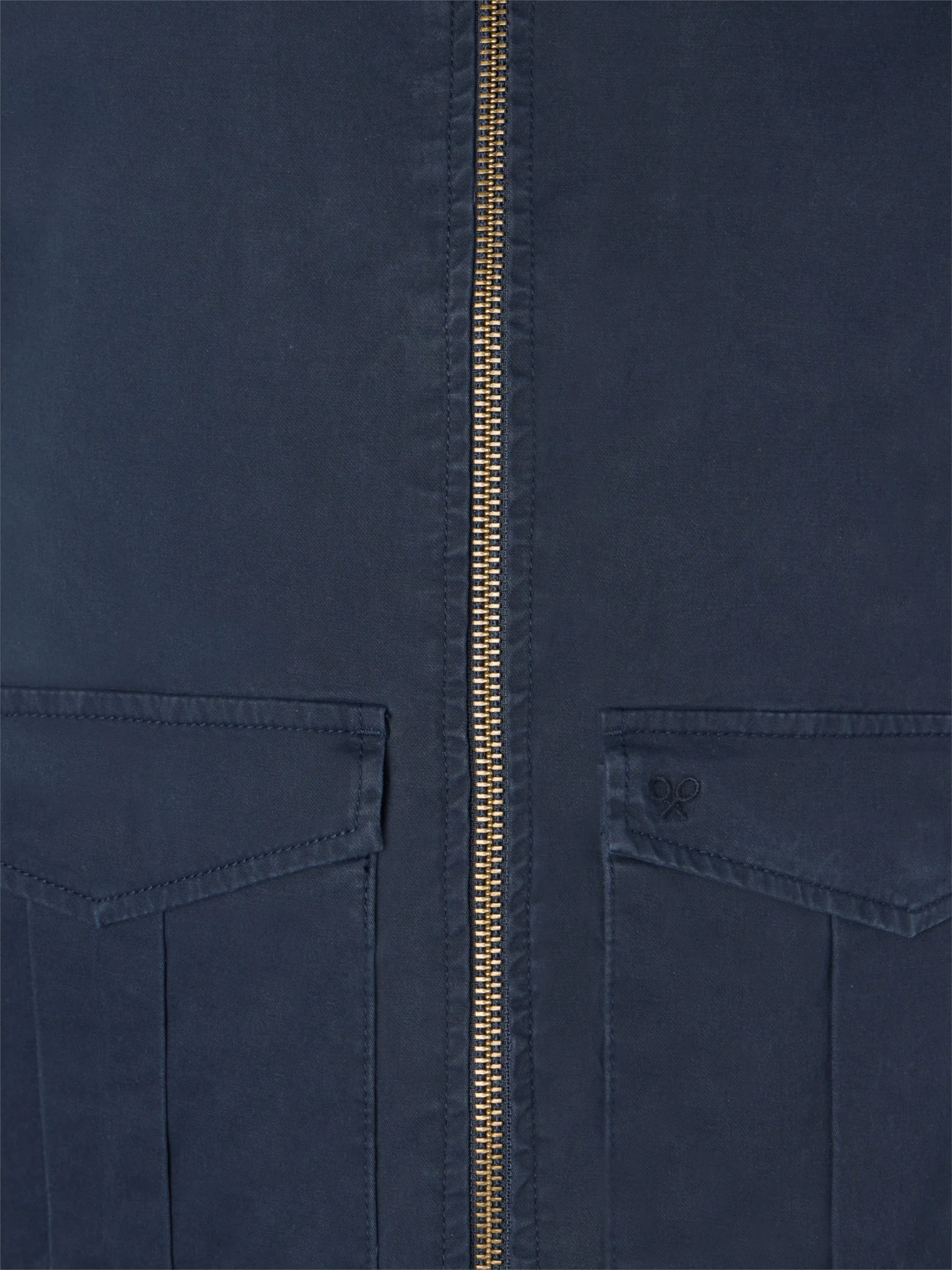Cazadora garment dye azul marino - Image 2