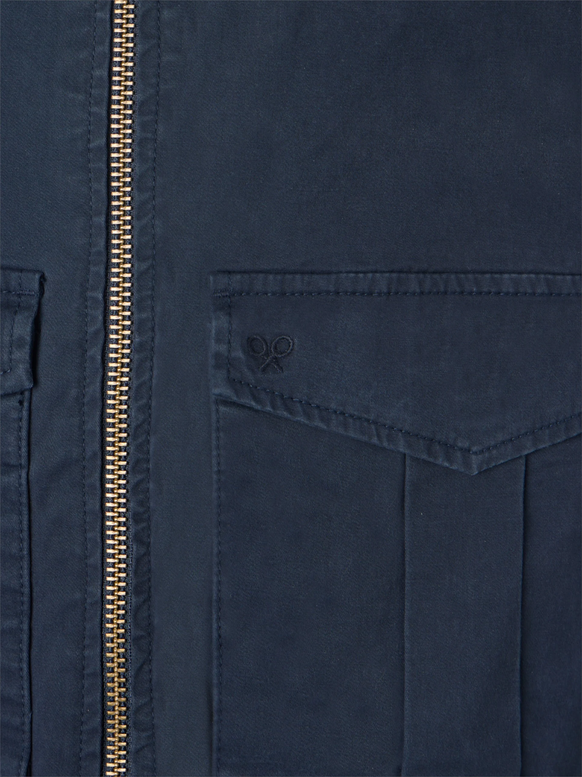 Cazadora garment dye azul marino - Image 8