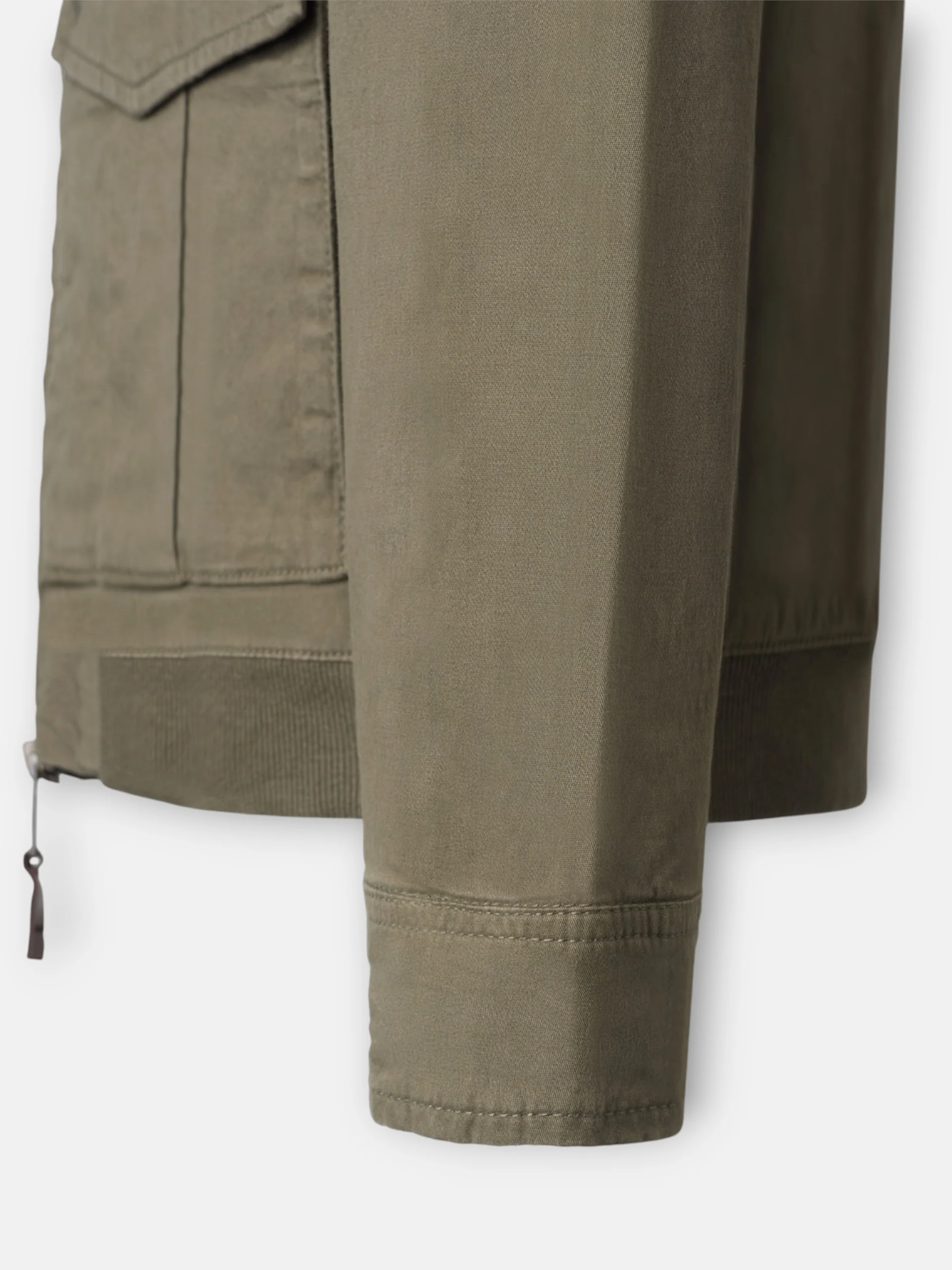 Cazadora garment dye khaki - Image 10