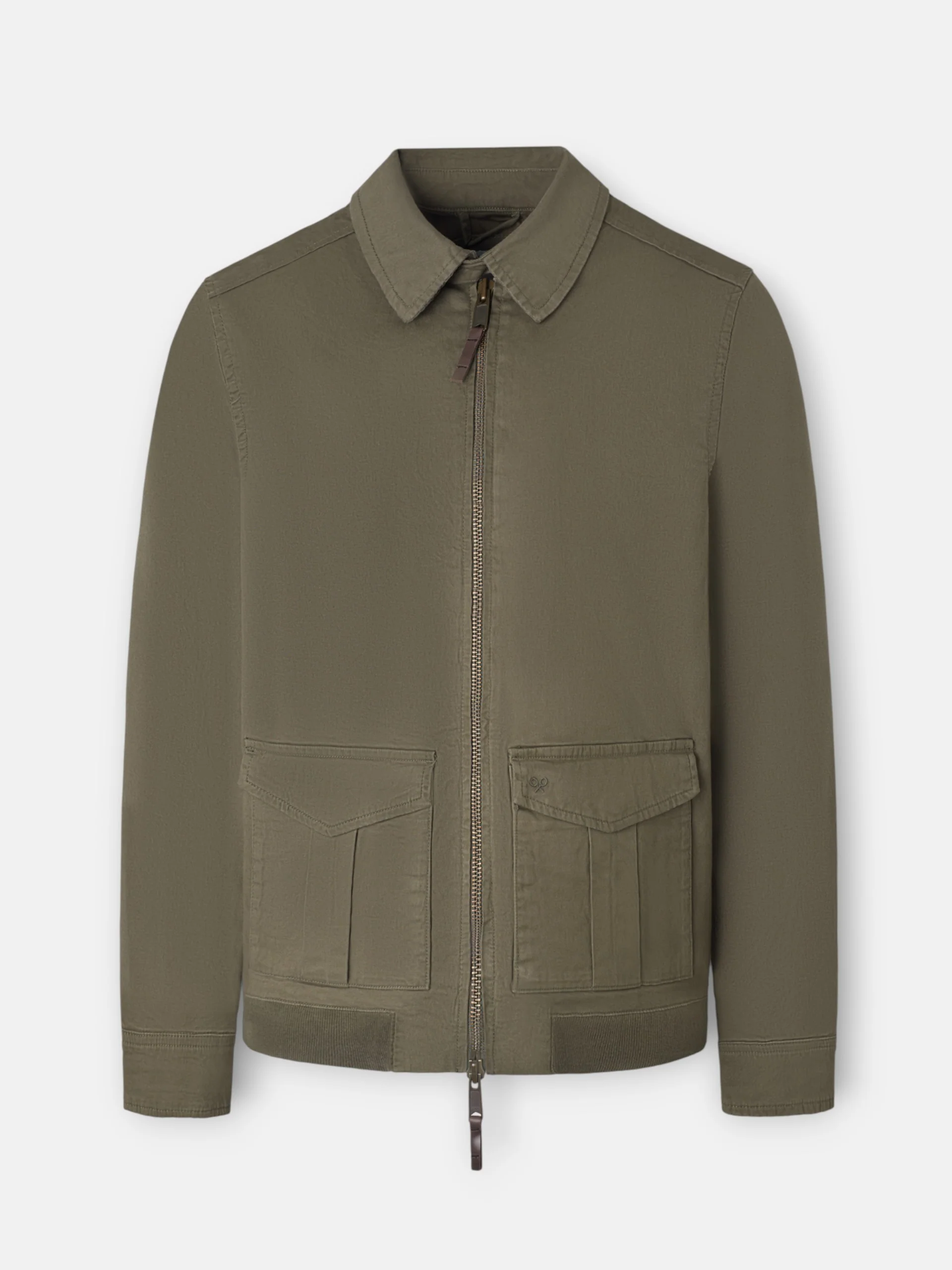 Cazadora garment dye khaki - Image 5