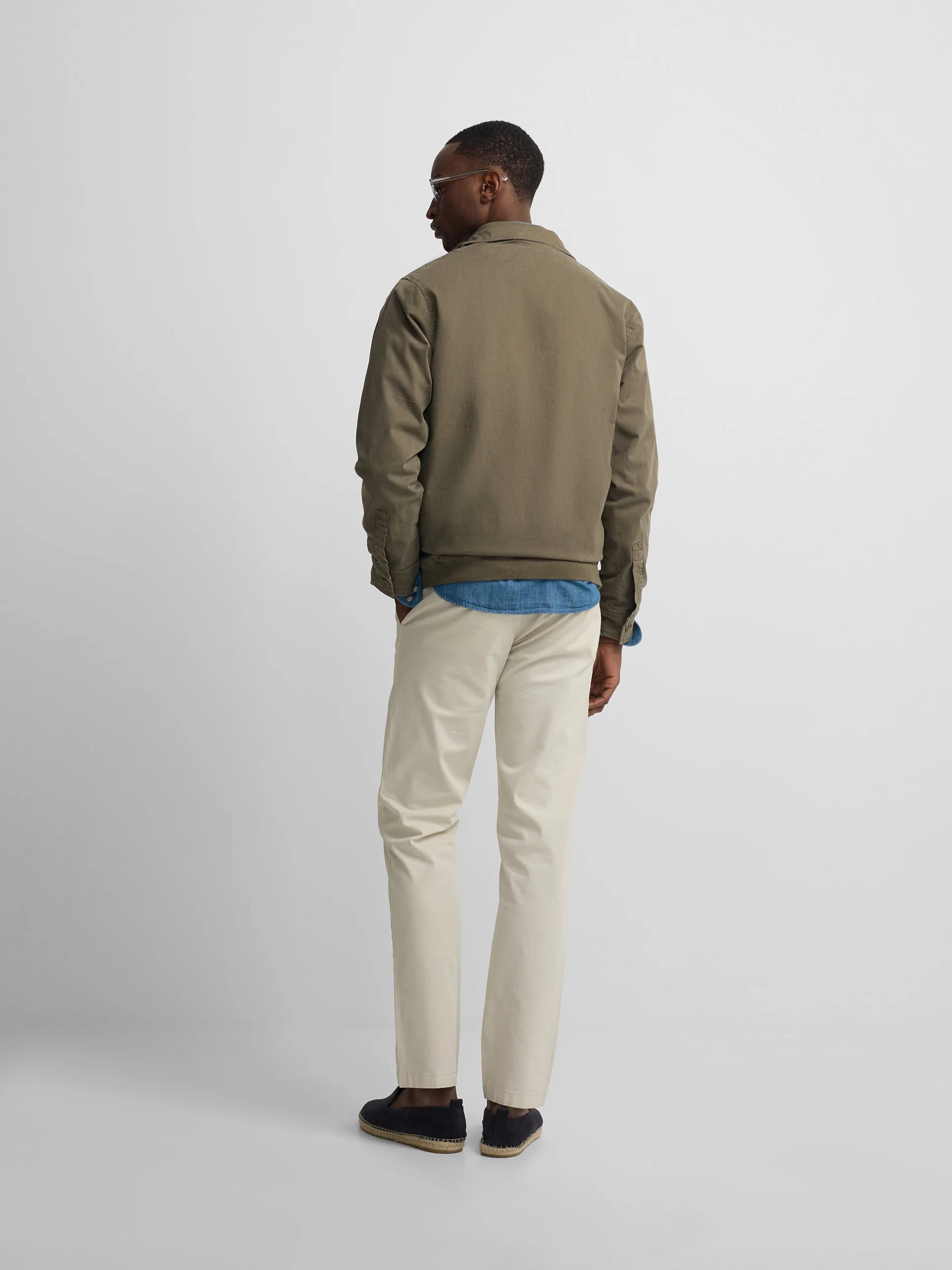 Cazadora garment dye khaki - Image 7