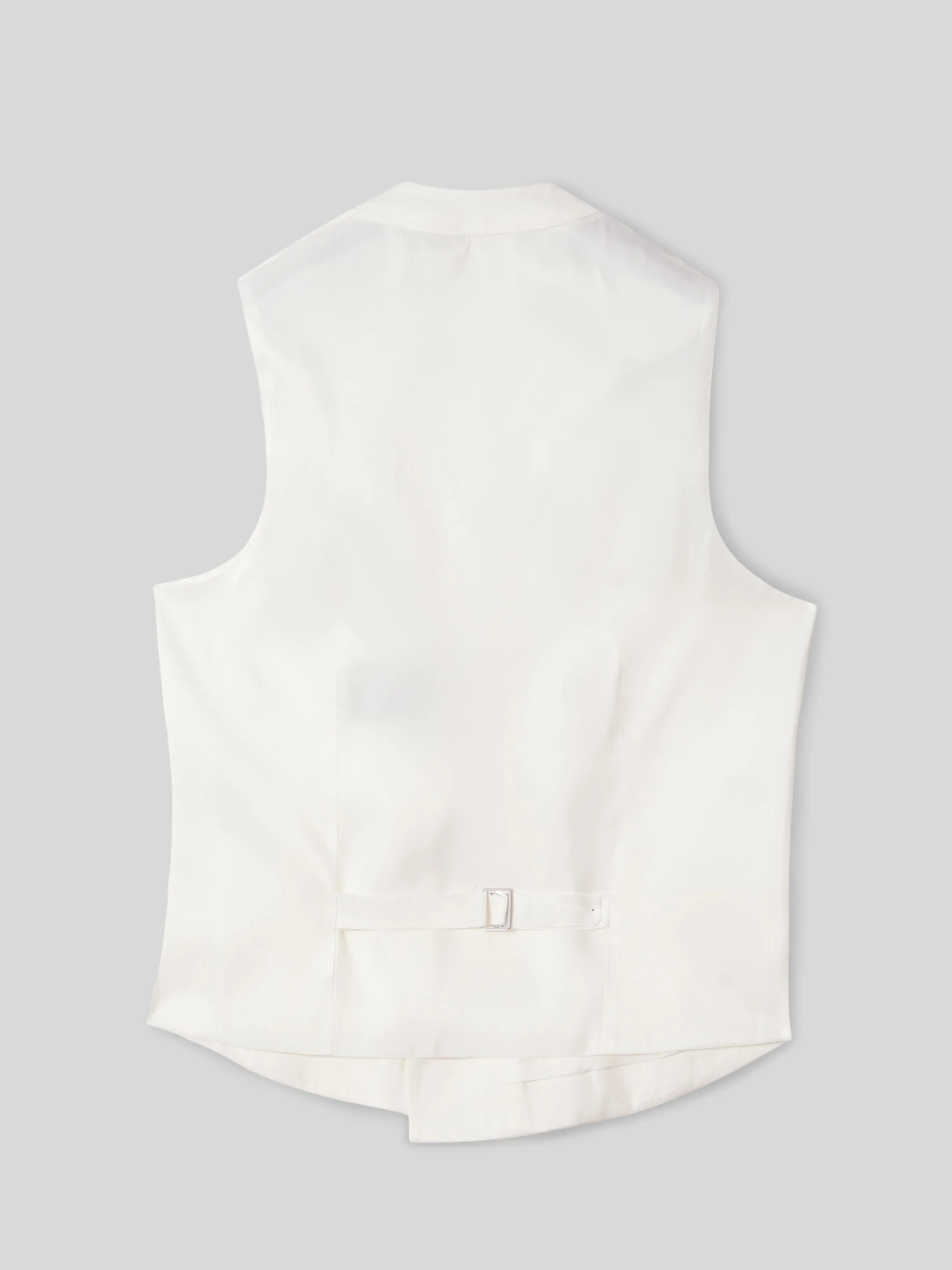 Chaleco chaque clasico blanco roto - Image 9