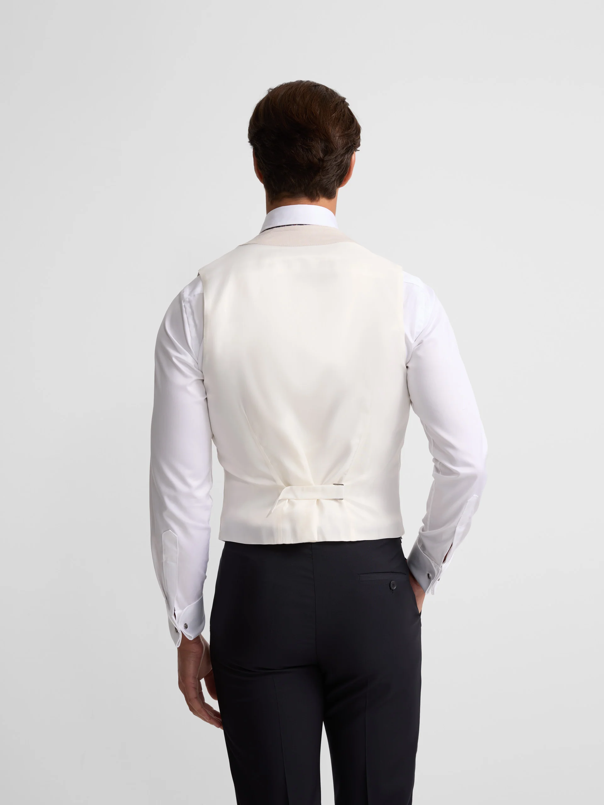 Chaleco chaque clasico gris perla - Image 4