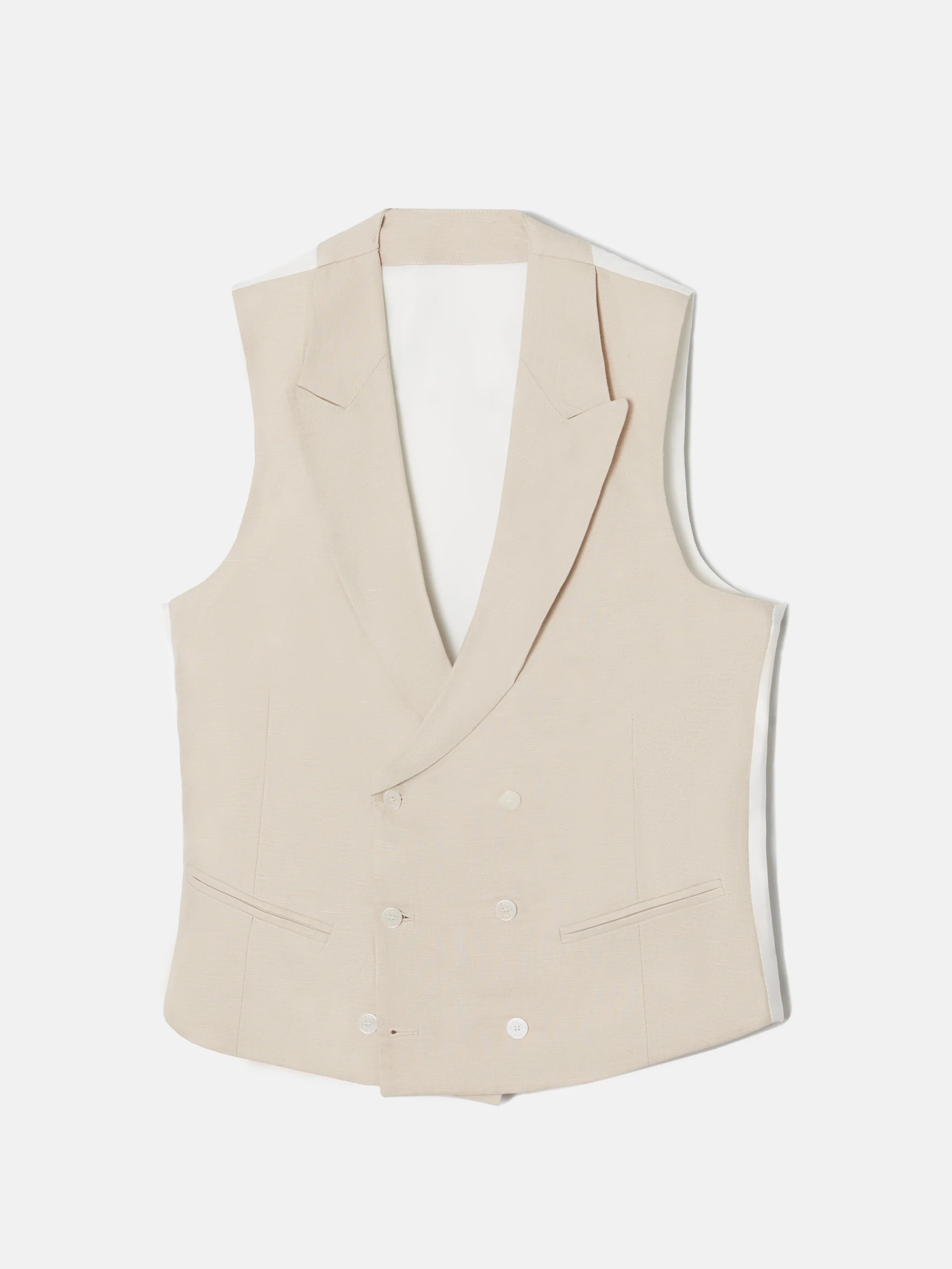 Chaleco chaque clasico gris perla - Image 5