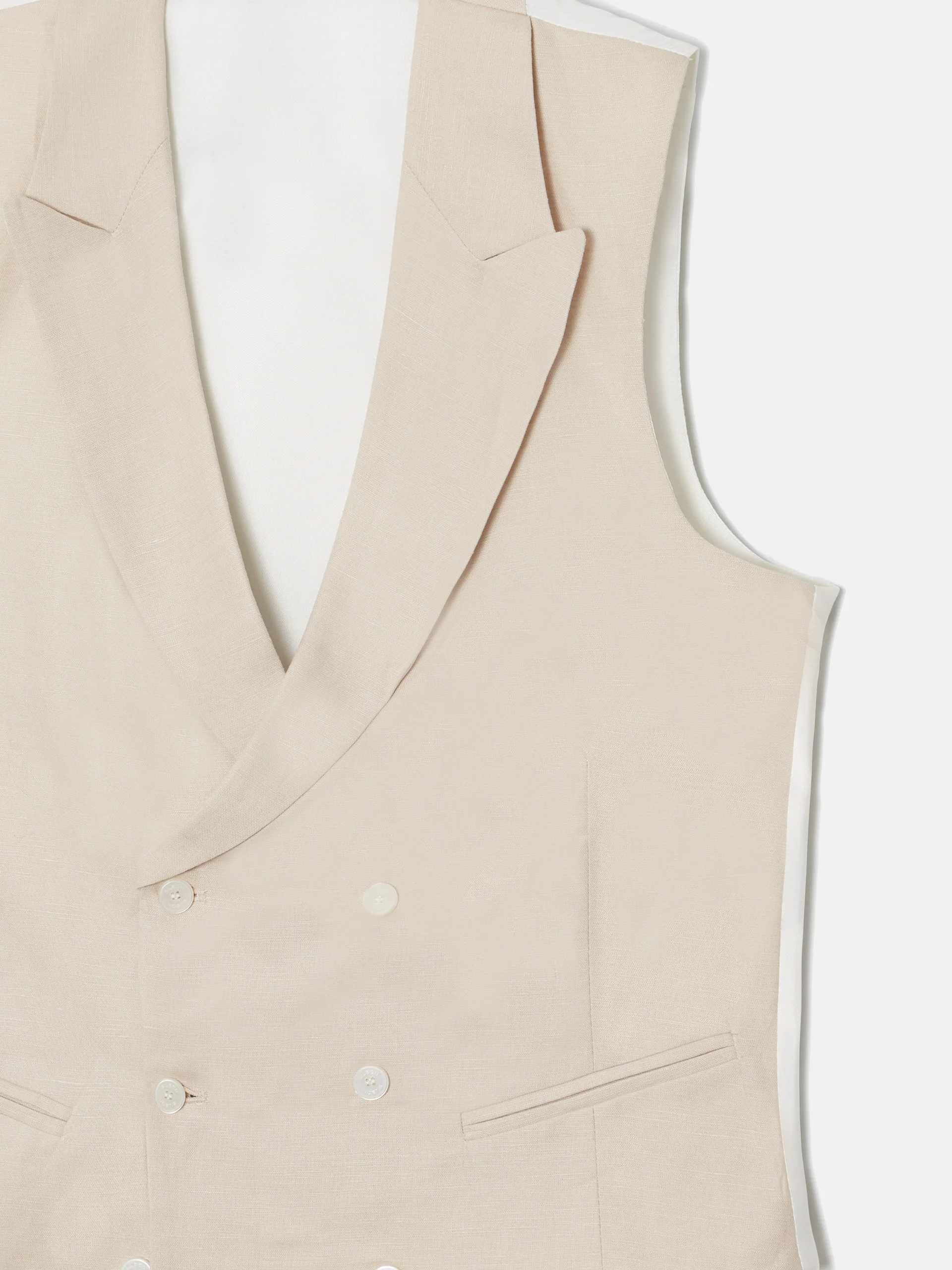 Chaleco chaque clasico gris perla - Image 8