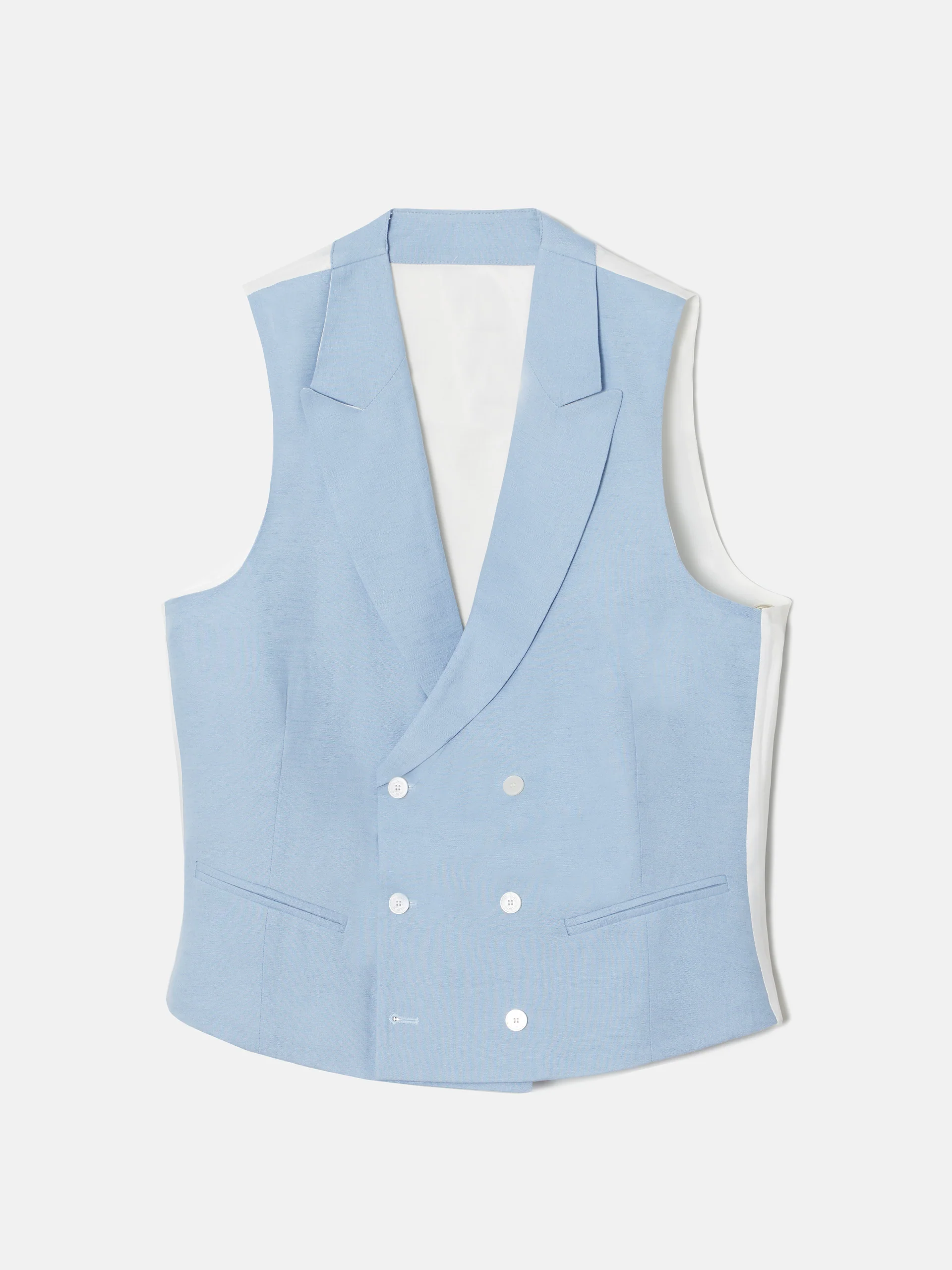 Chaleco chaque cuello clasico azafata - Image 5