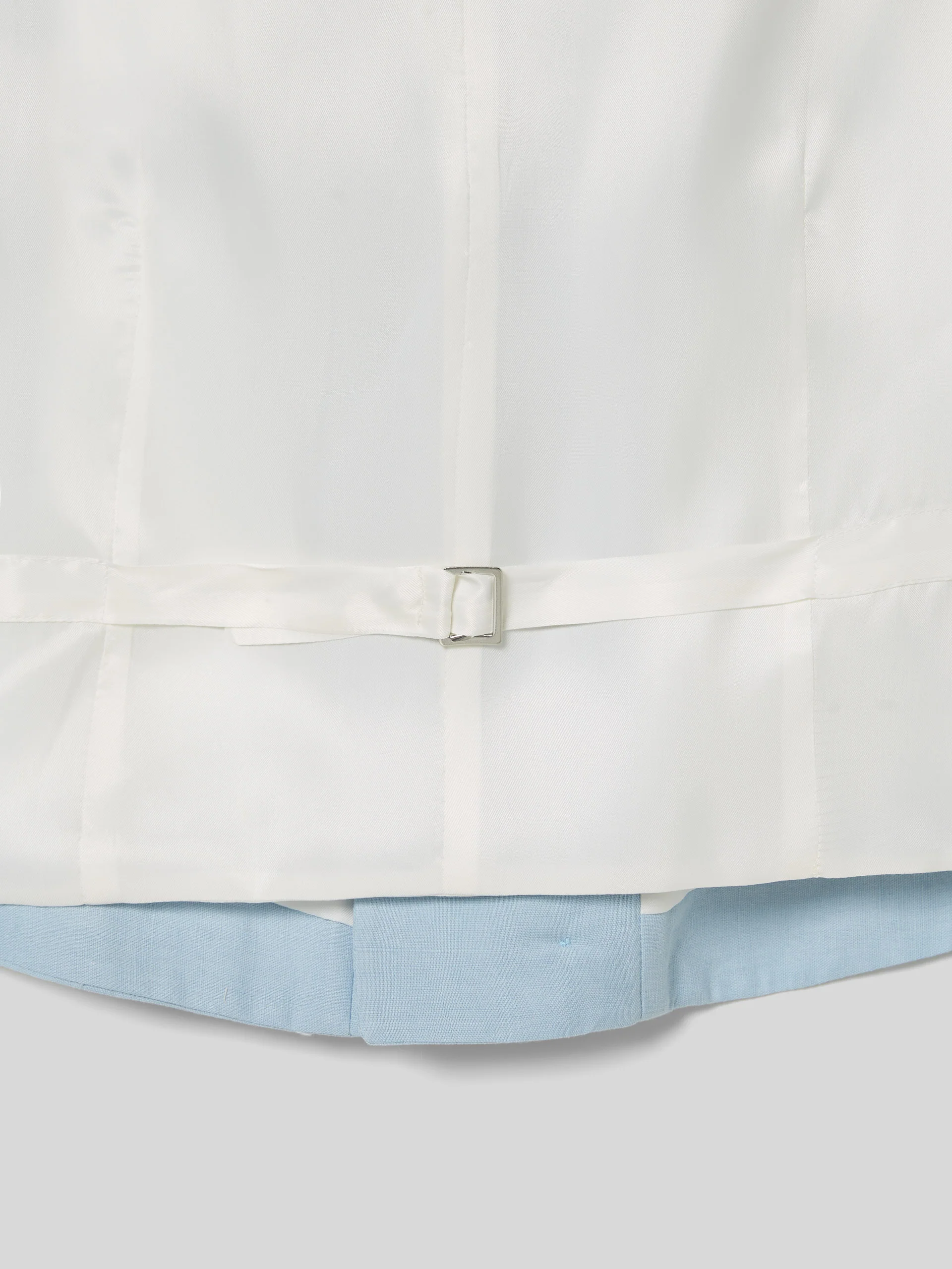 Chaleco chaque cuello redondo celeste - Image 6