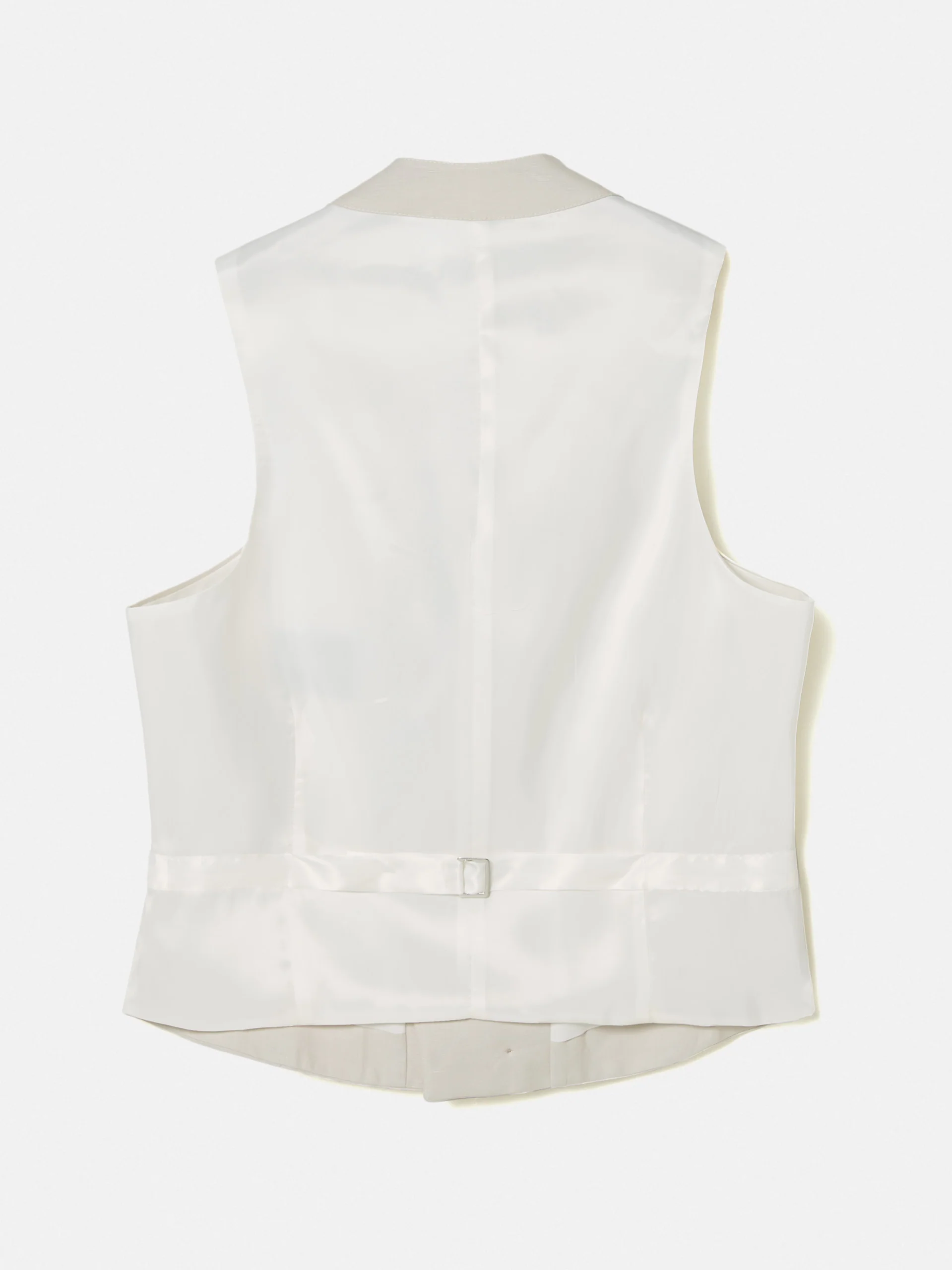 Chaleco chaque cuello redondo gris perla - Image 7