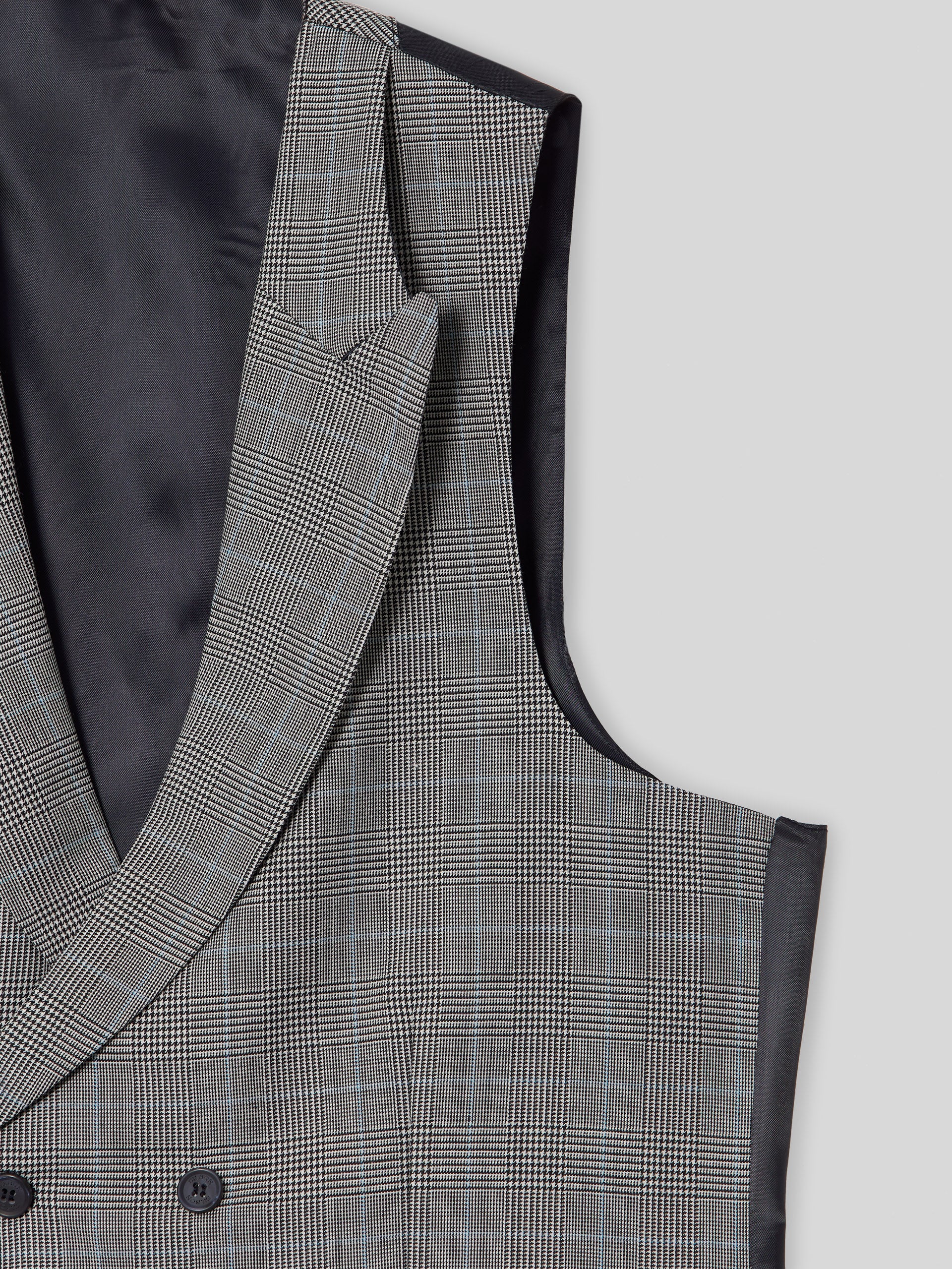 Chaleco chaque tailoring principe de gales gris - Image 6