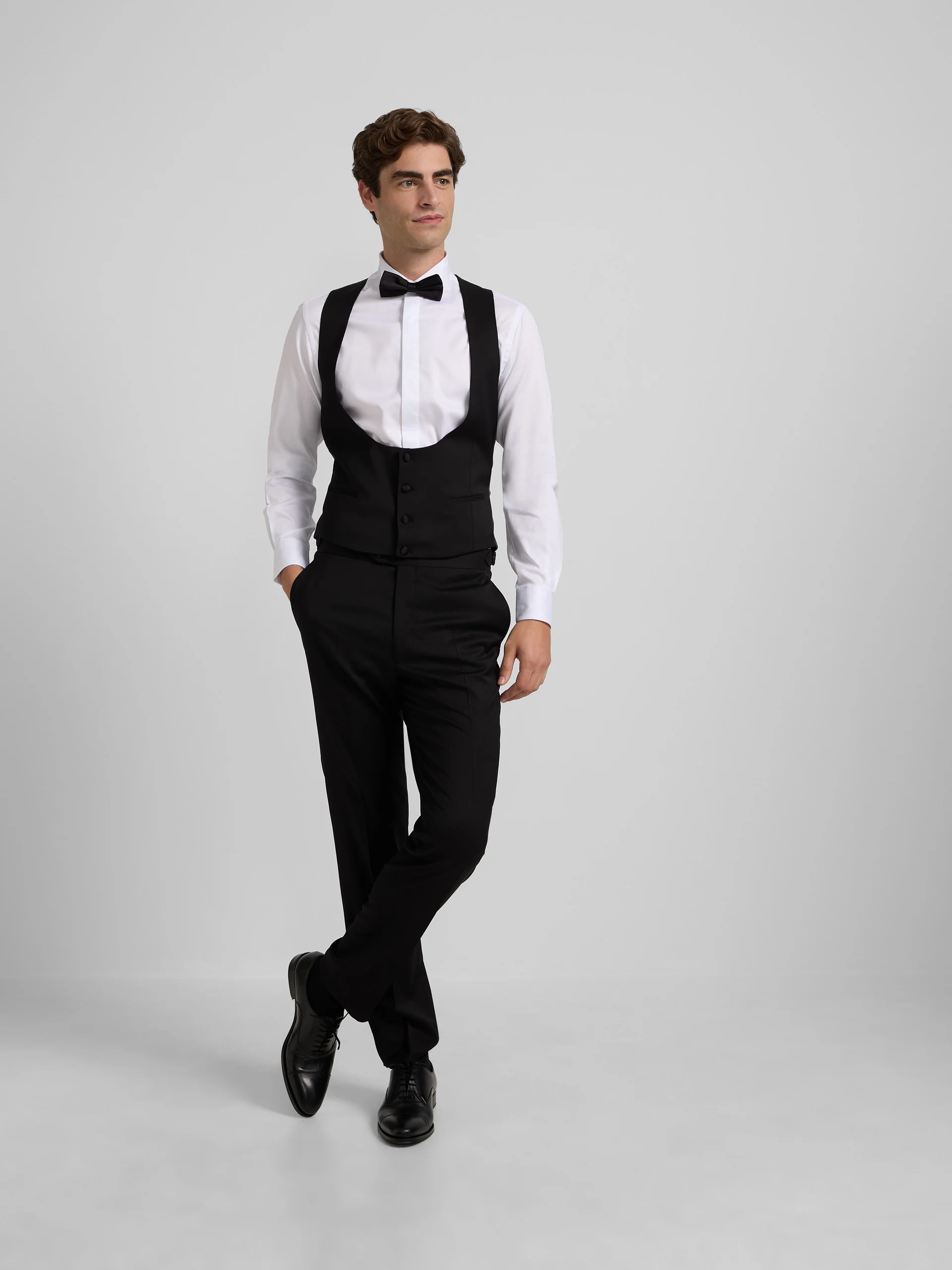Chaleco esmoquin classic negro - Image 3