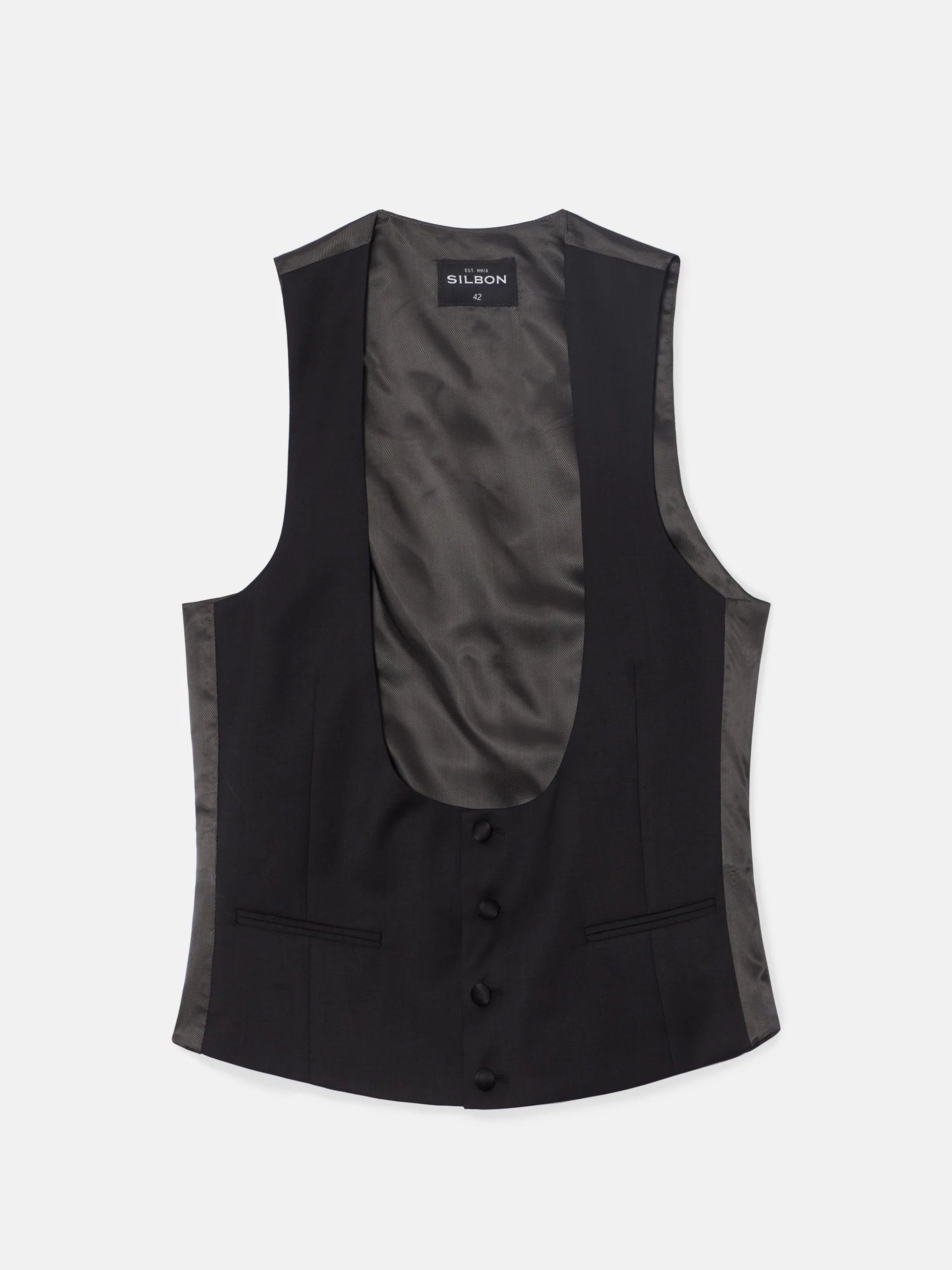 Chaleco esmoquin classic negro - Image 7