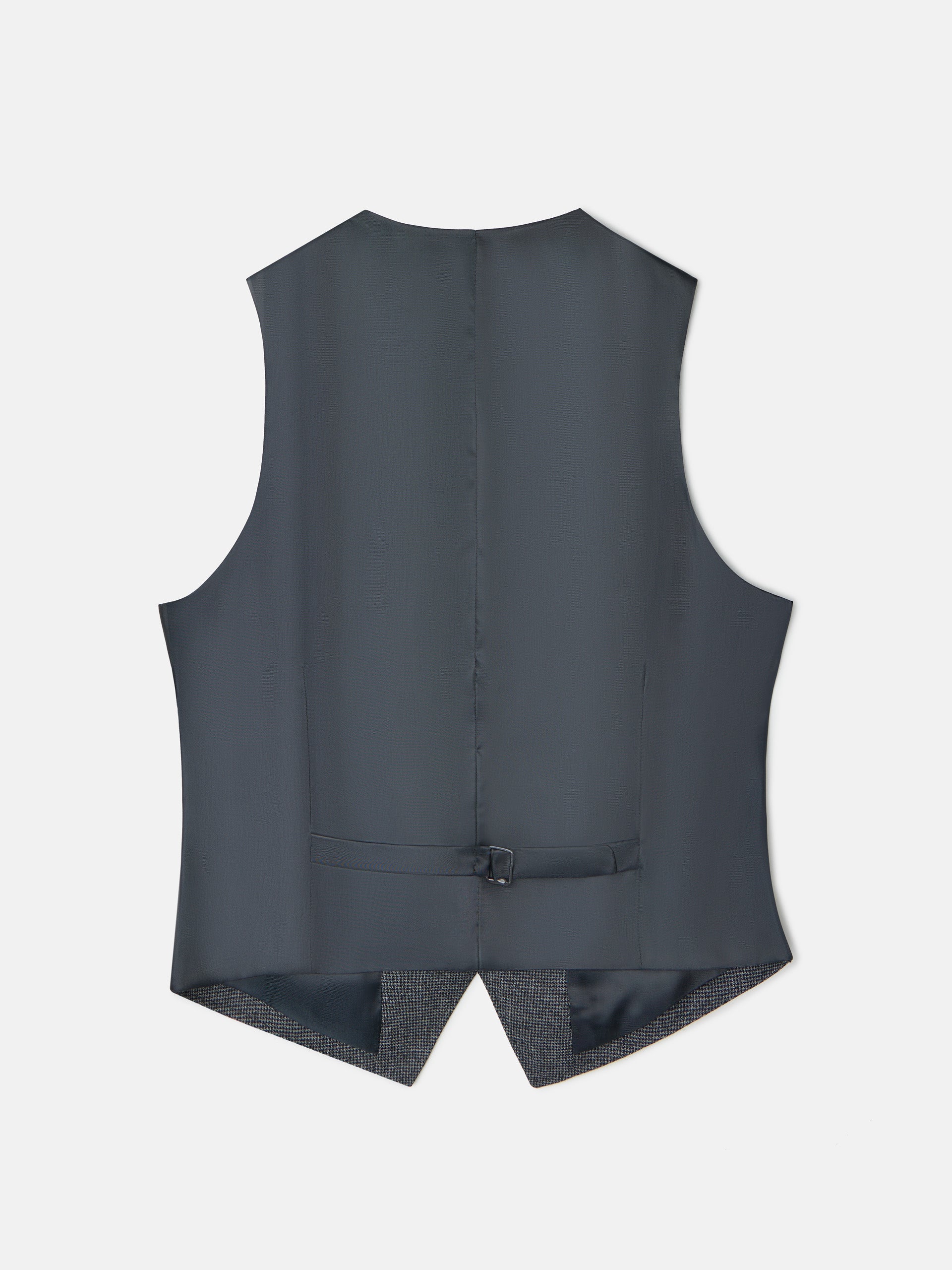 Chaleco recto traje pata de gallo gris - Image 8