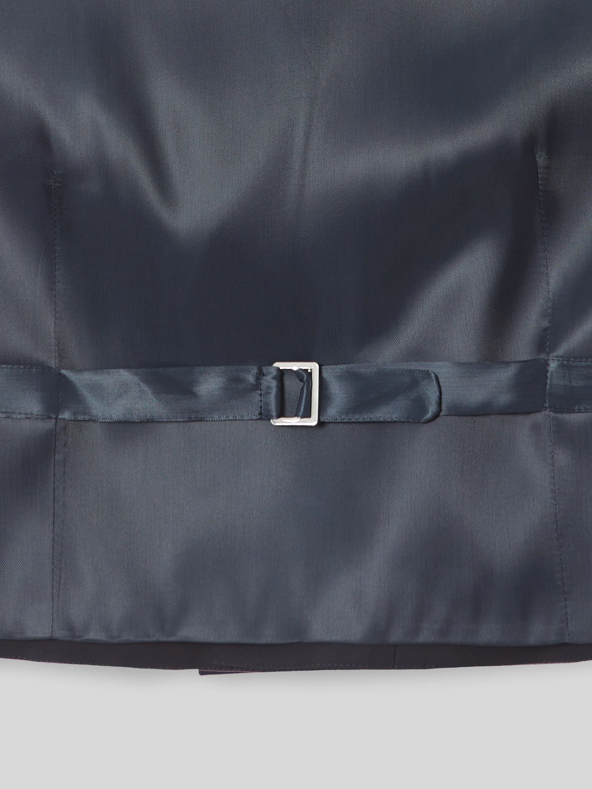 Chaleco vestir stretch cuello redondo azul marino - Image 9