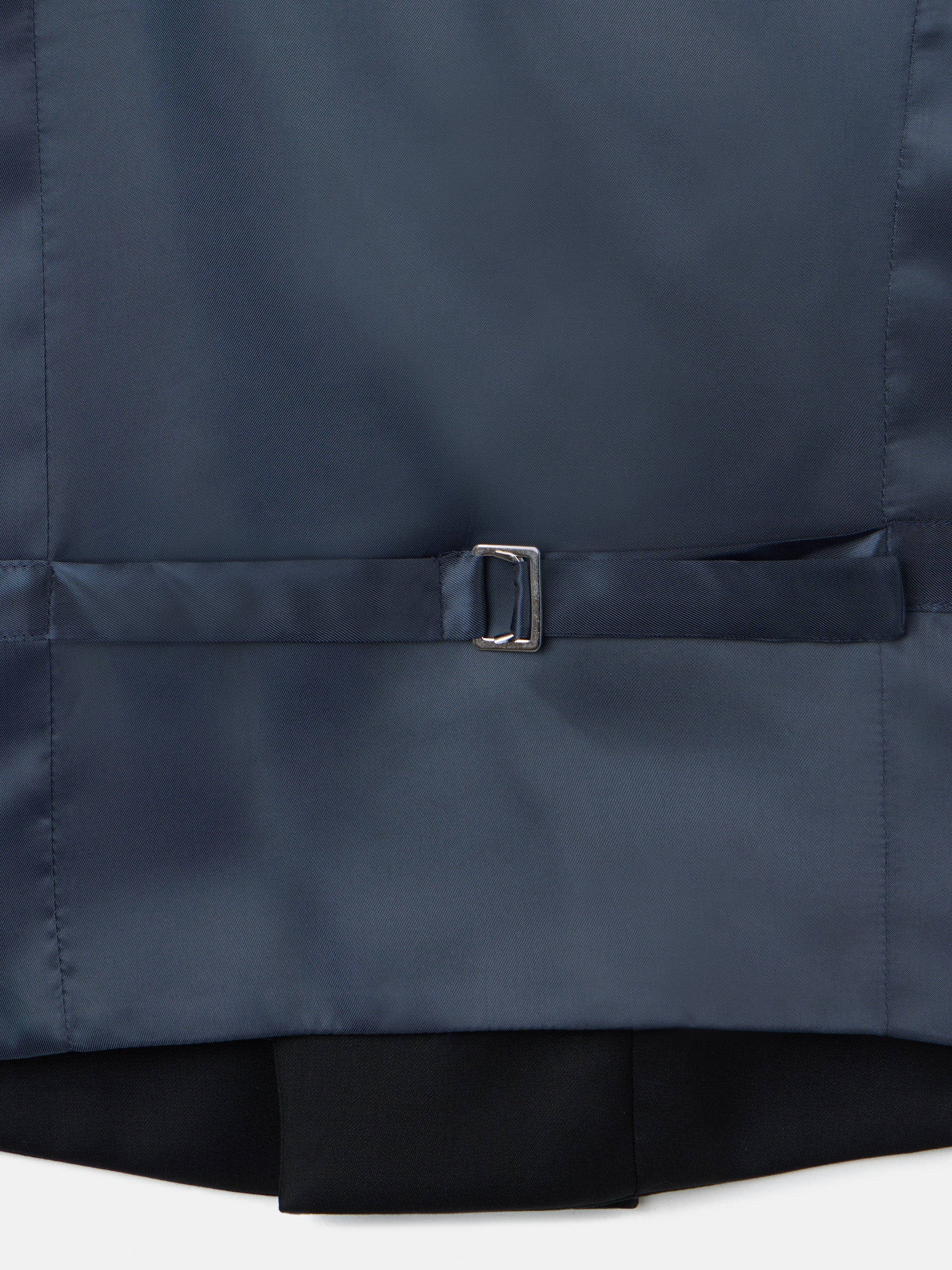Chaleco vestir stretch cuello redondo negro - Image 6