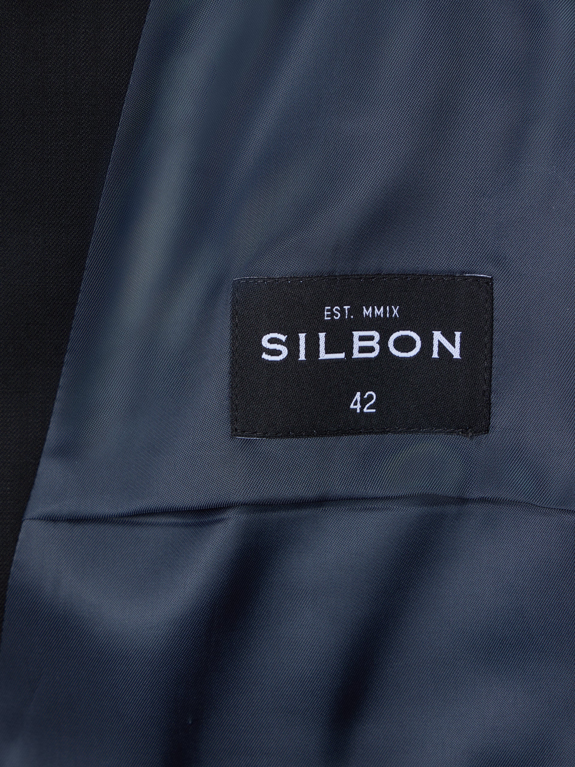 Chaleco vestir stretch cuello redondo negro - Image 8