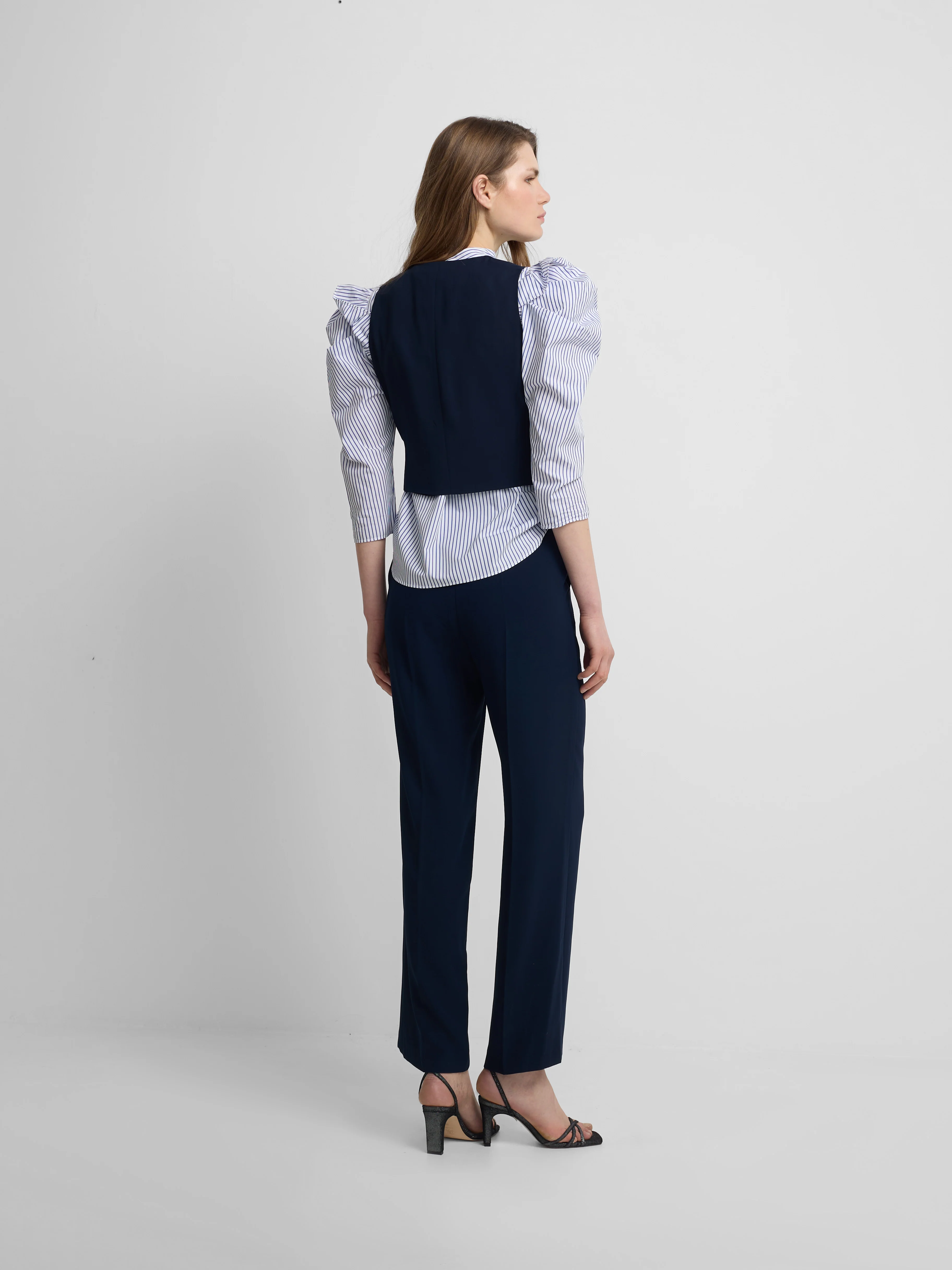 Chaleco woman clasico azul marino - Image 7